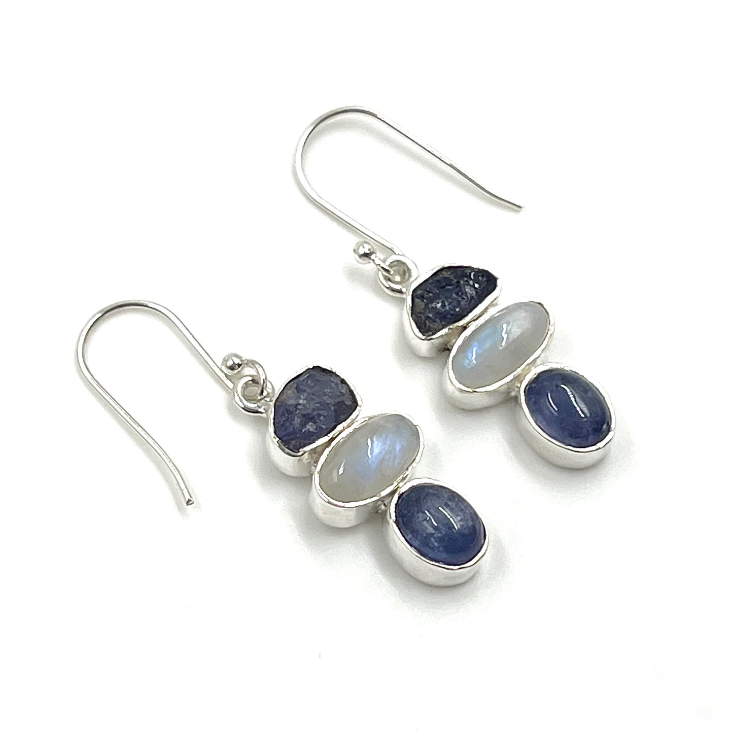 Sterling Silver Tanzanite Earrings