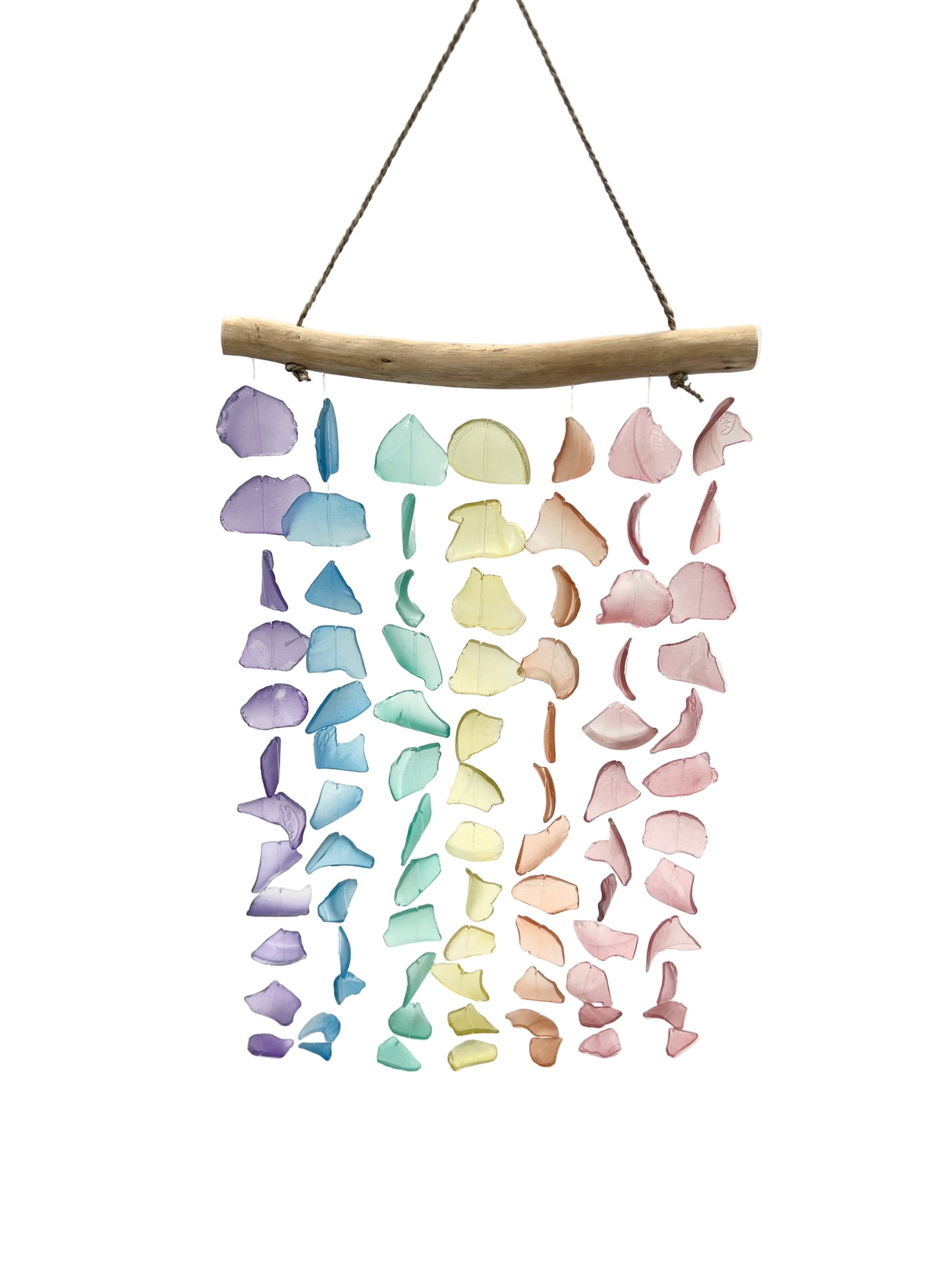 Rainbow Glass Wind Chime