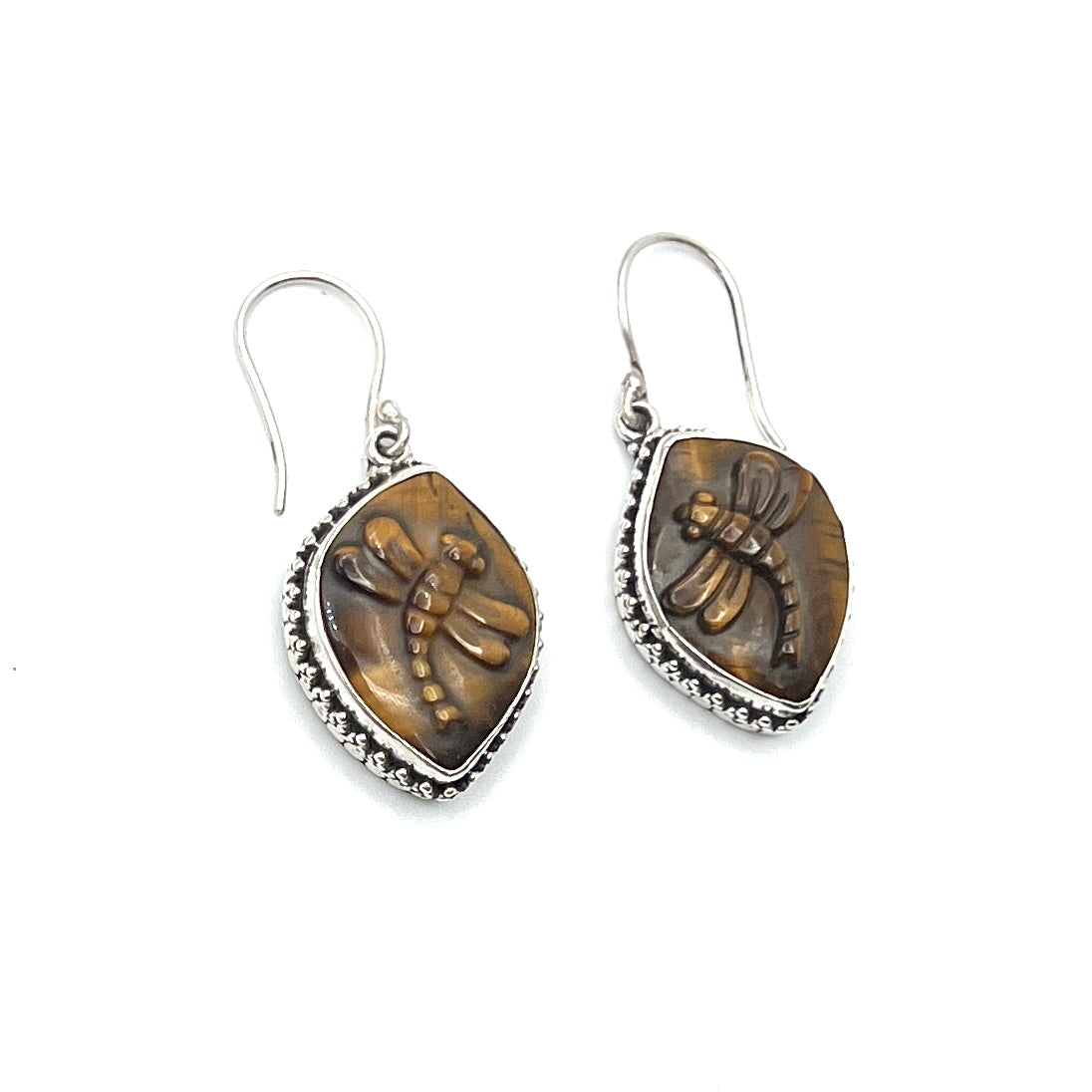 Dragonfly Gemstone Earrings