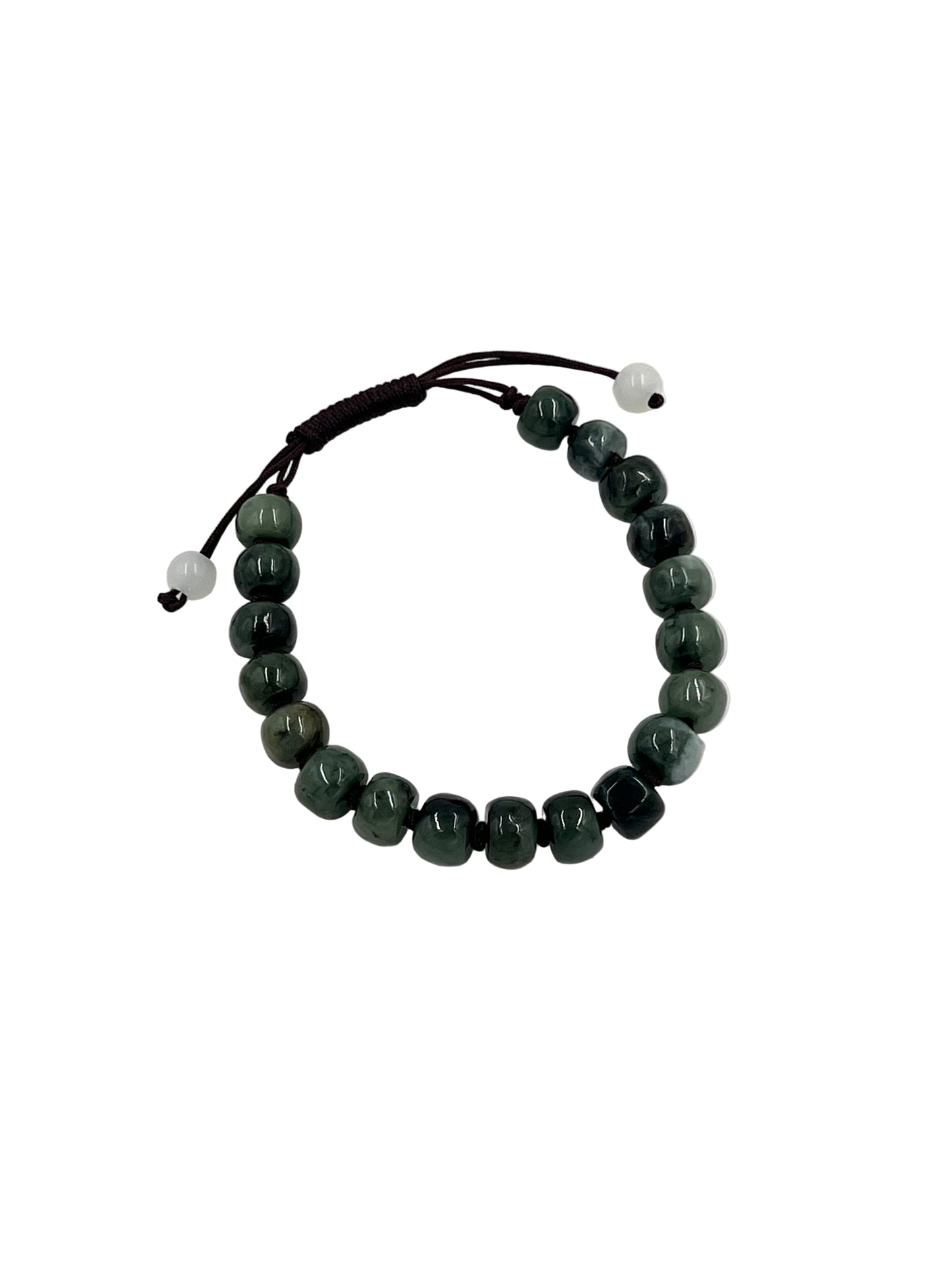 Jade Barrel Beaded Bracelets