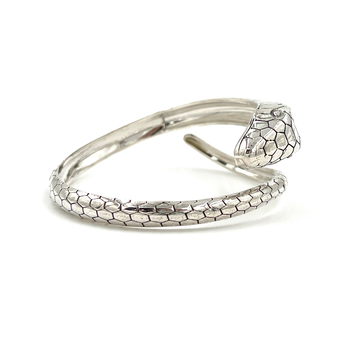 Sterling Silver Snake Wrap Bracelet