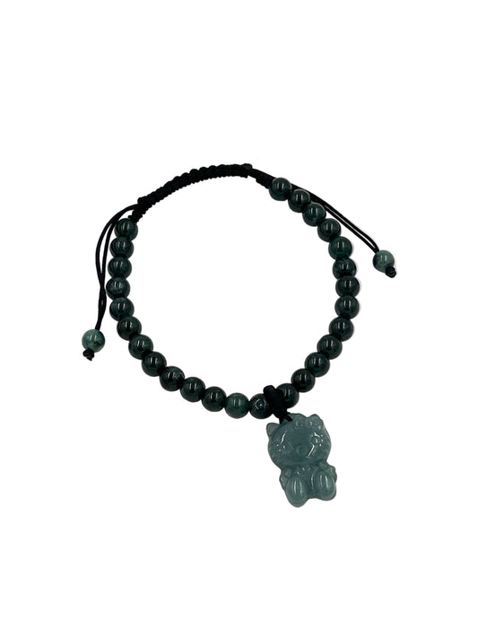 Hello Kitty Jade Beaded Bracelets