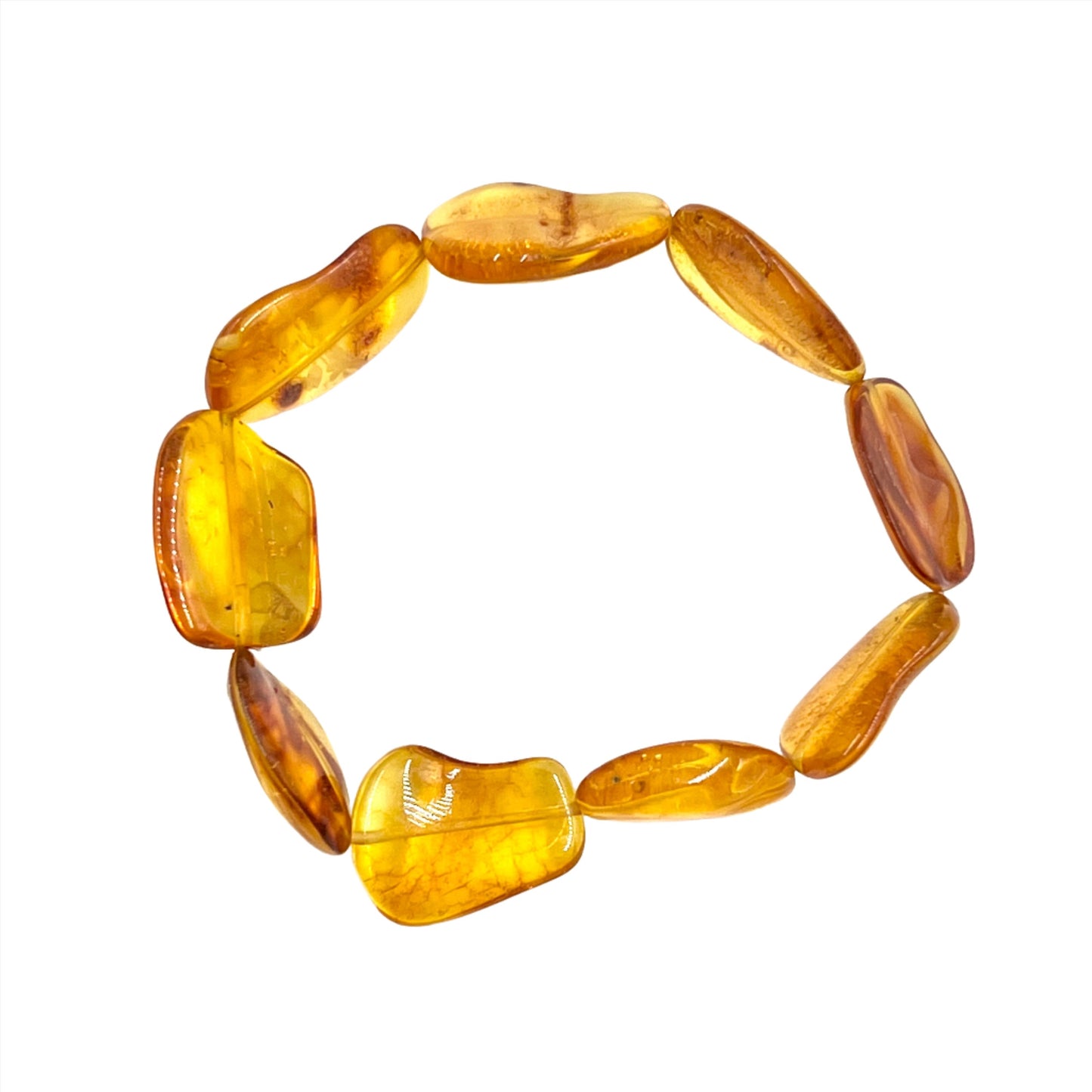 Large Polished Honey Amber Bracelets