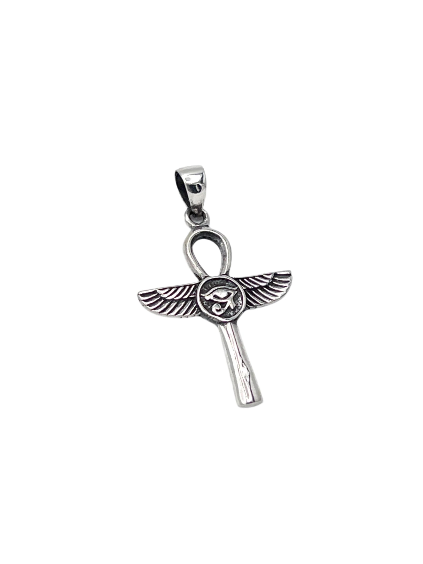 Silver Eye of Horus Ankh Pendants