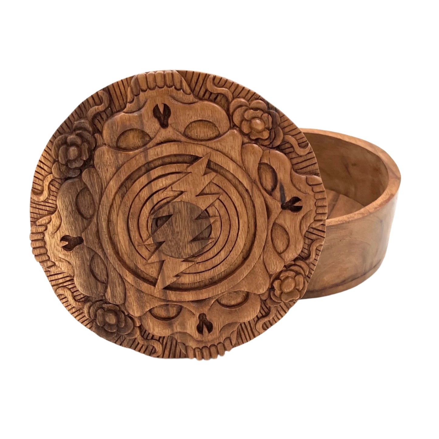 Steal Your Face Carved Jewelry Box