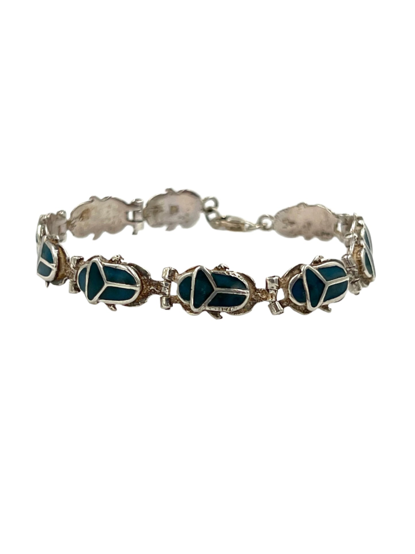 Sterling Silver Scarab Bracelets