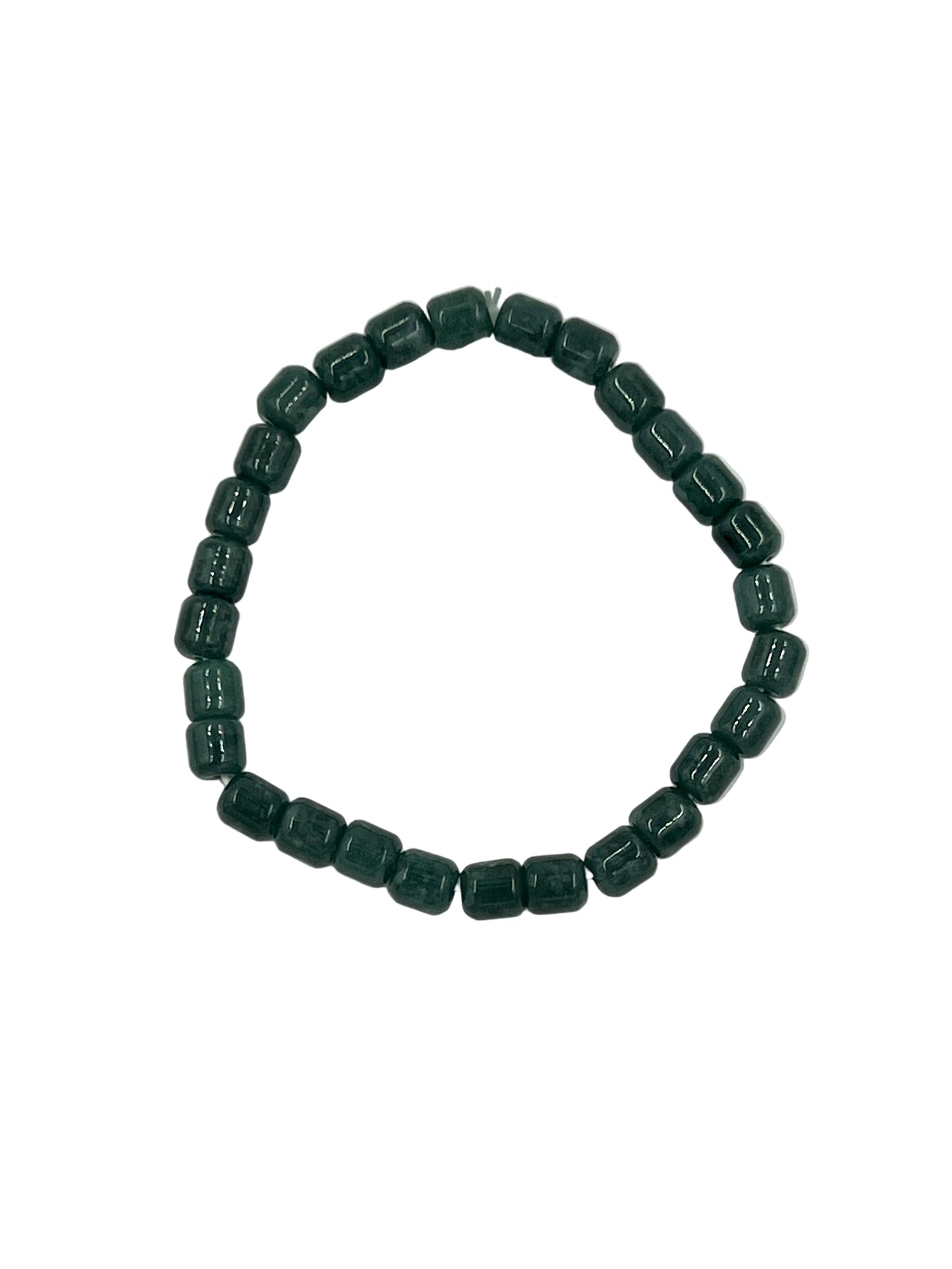 Jade Thin Tube Beaded Bracelets