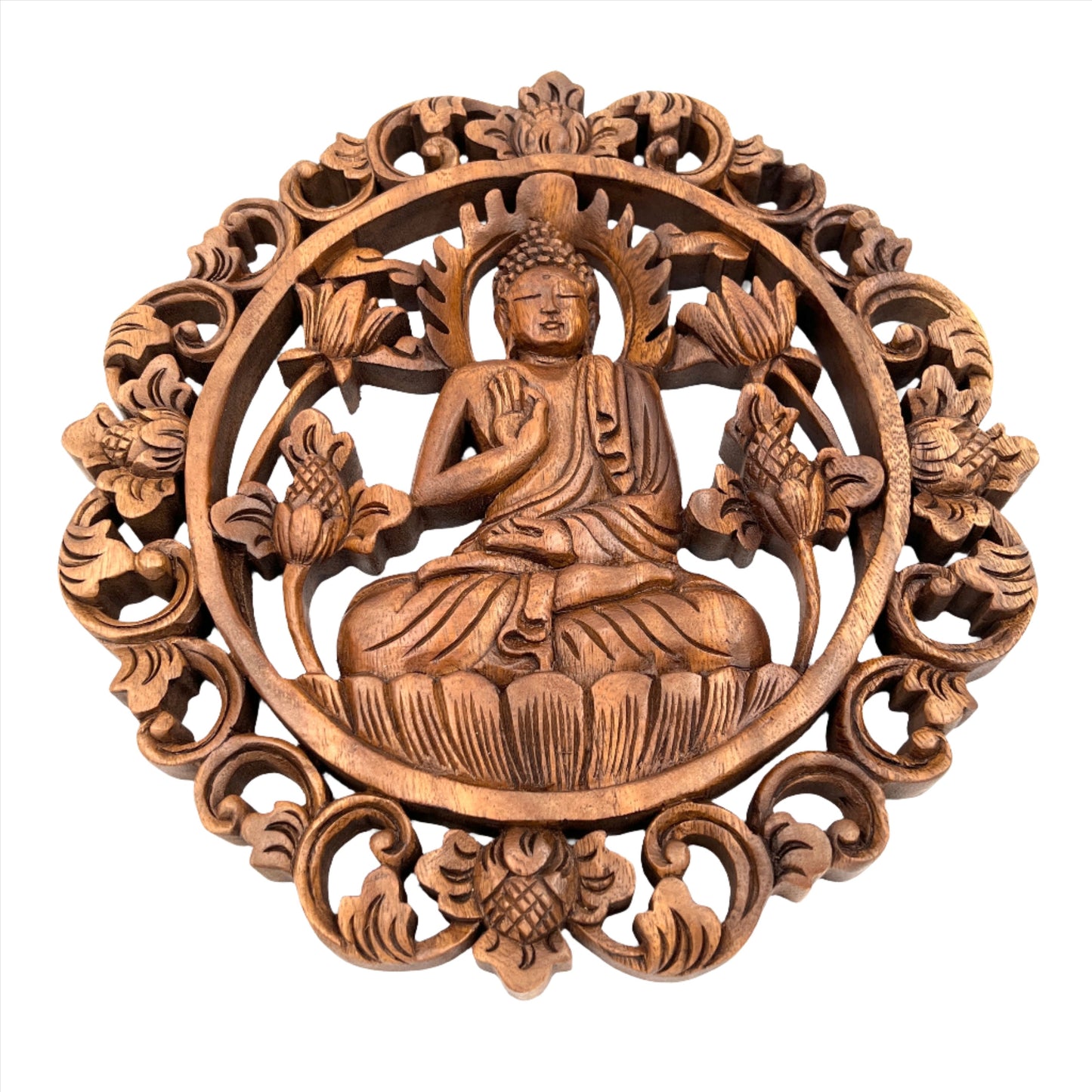 Buddha Mandala Panel Carving