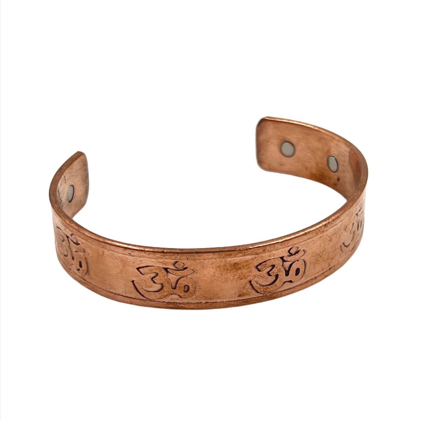 Om Copper Magnetic Bracelet