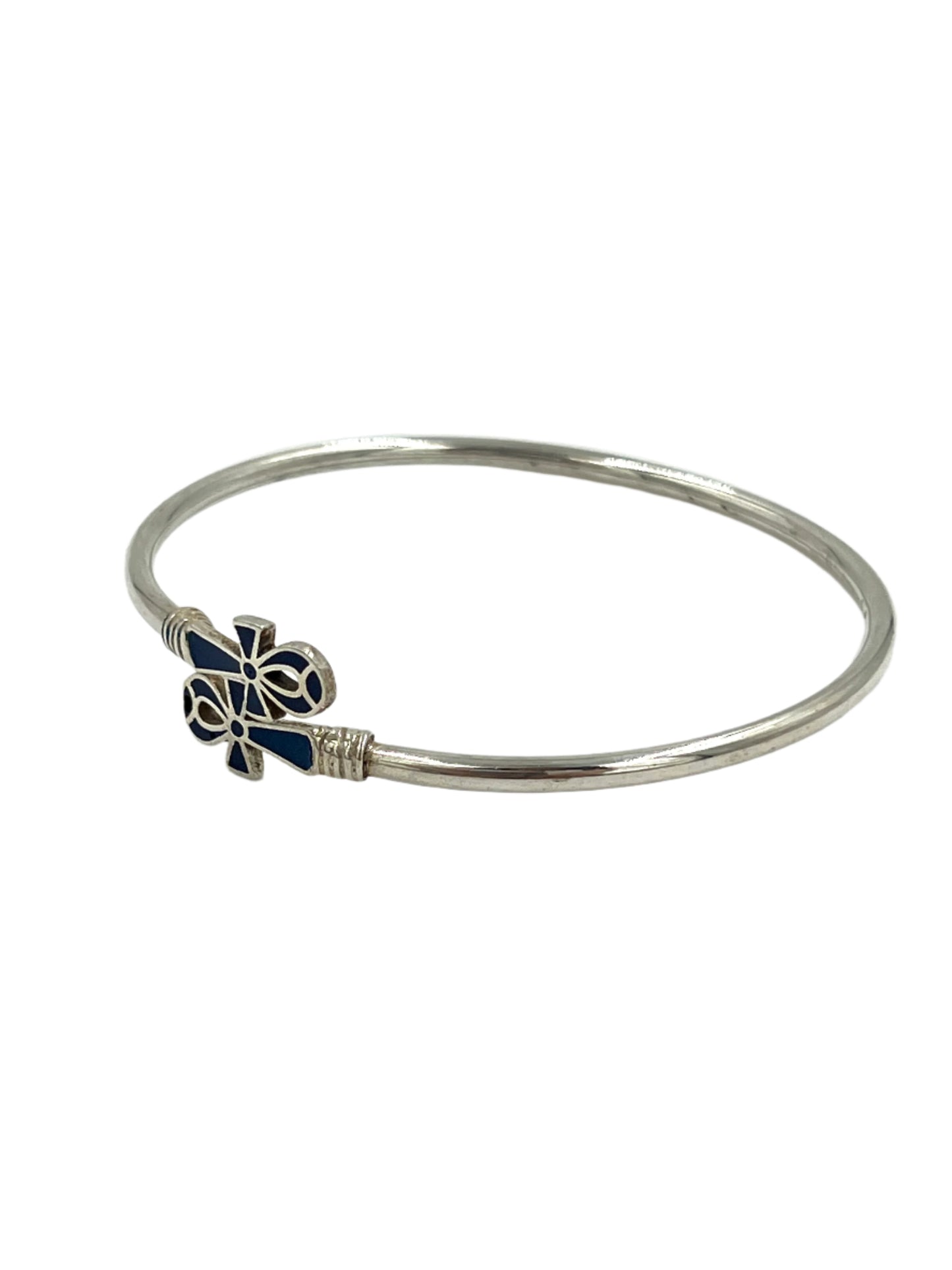 Silver Ankh Wrap Bracelets