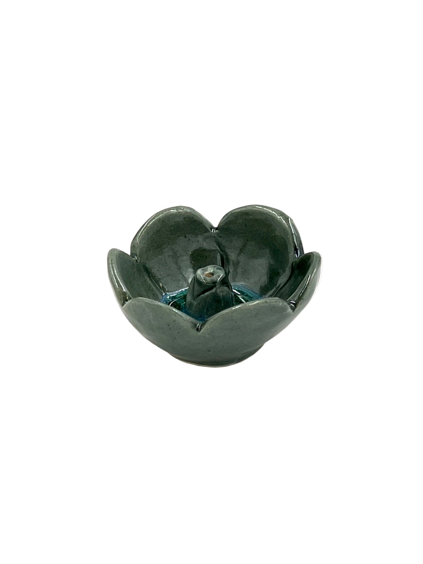 Ceramic Lotus Incense Burner