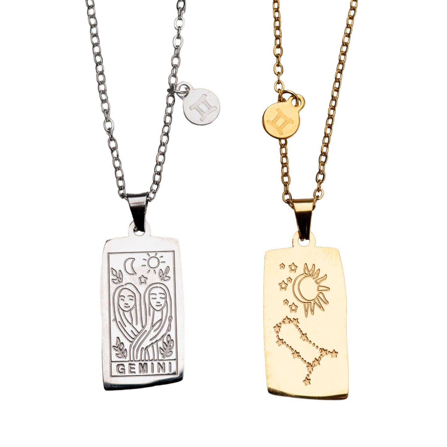 Zodiac Tarot Card & Astrology Necklace