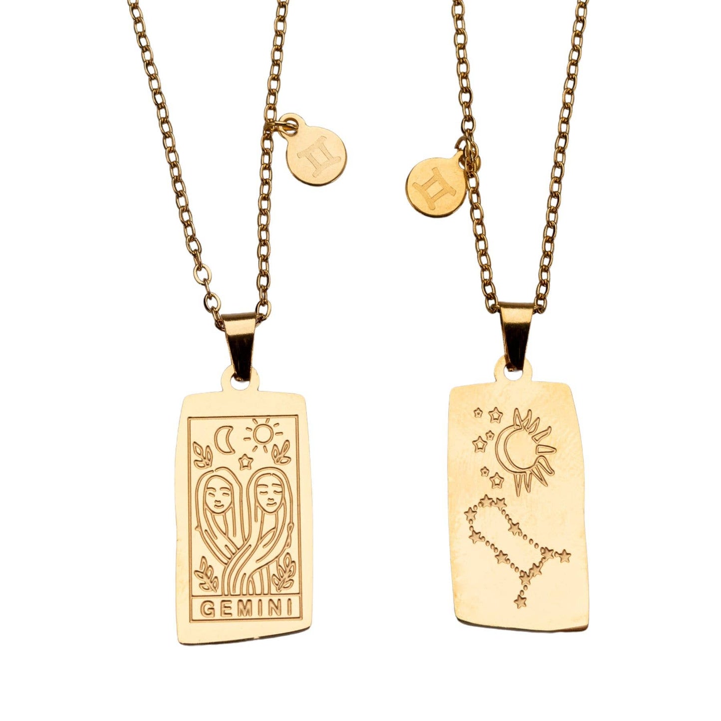 Zodiac Tarot Card & Astrology Necklace