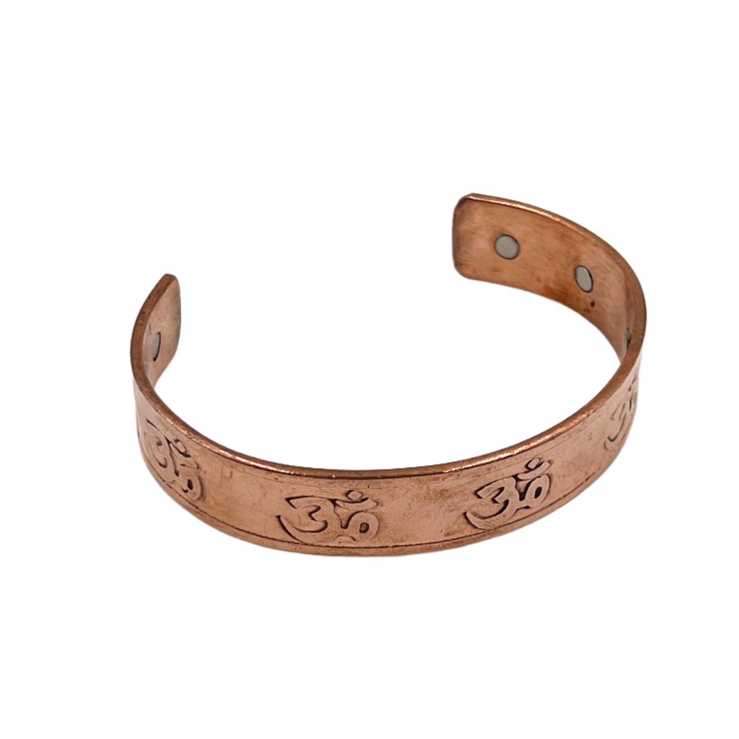 Om Copper Magnetic Bracelet