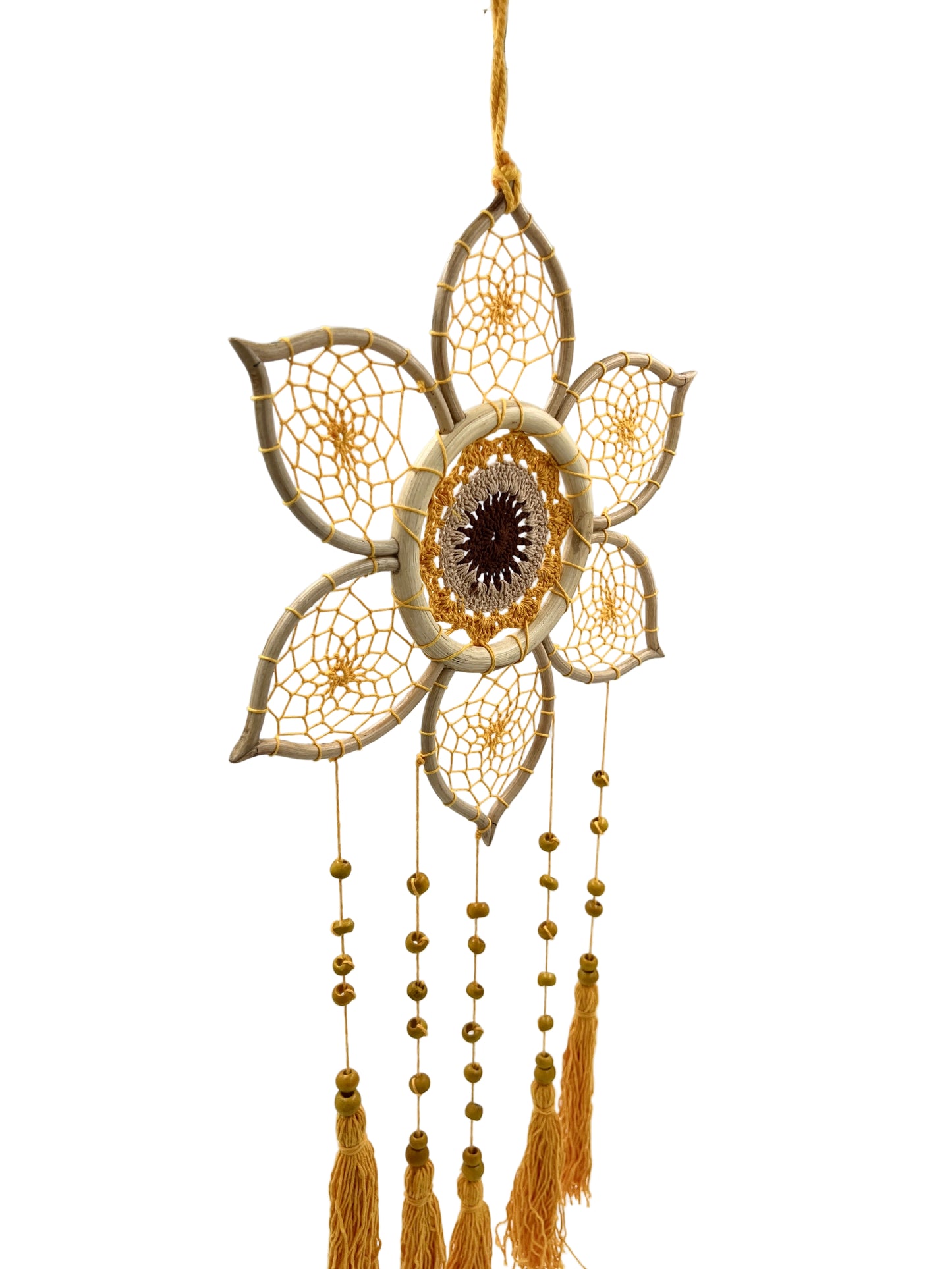 Yellow Lotus Dream Catcher