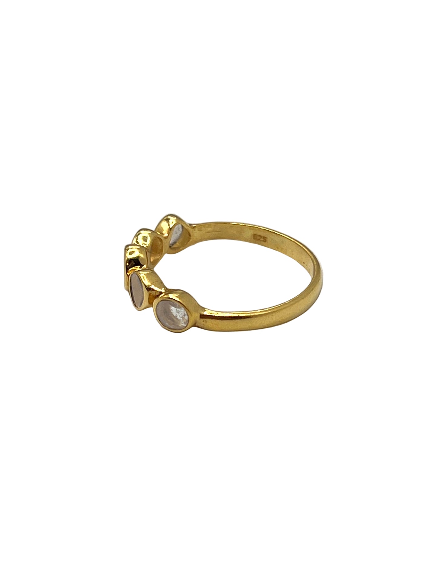 Polki 5 Diamond Ring
