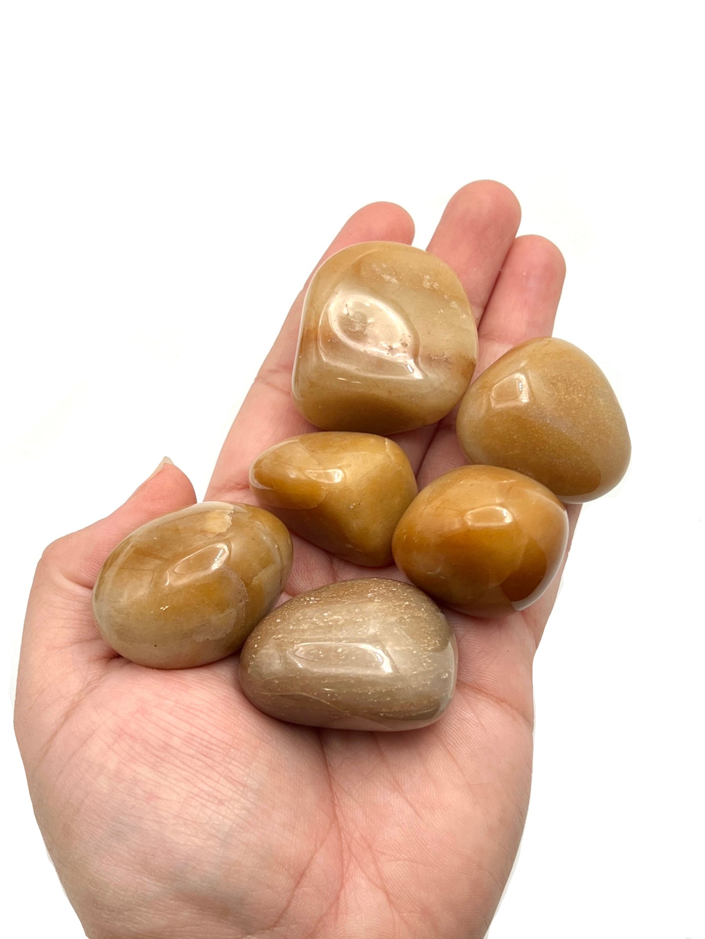 Golden Moonstone Tumbles
