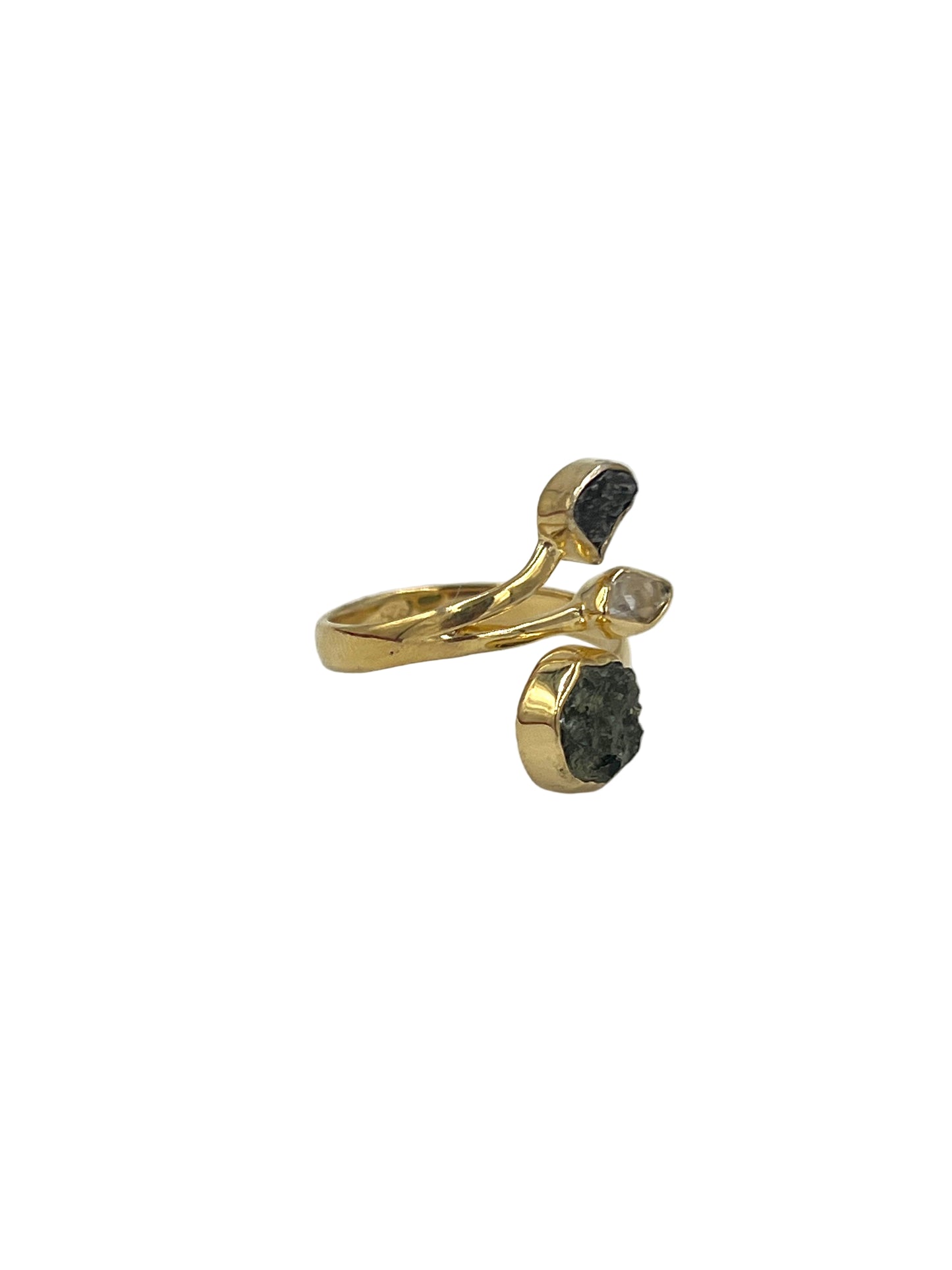 Moldavite, Pakimer & Meteorite Rings