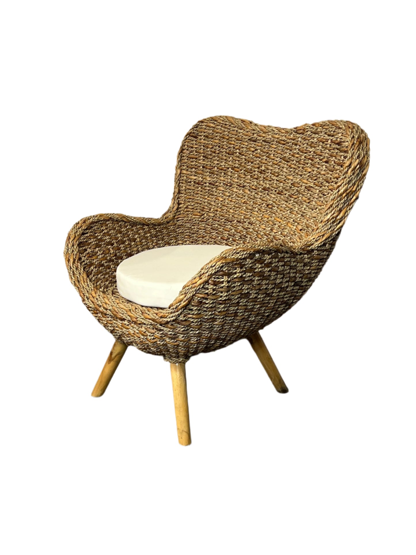 Seagrass & Banana Leaf Cushion Chairs