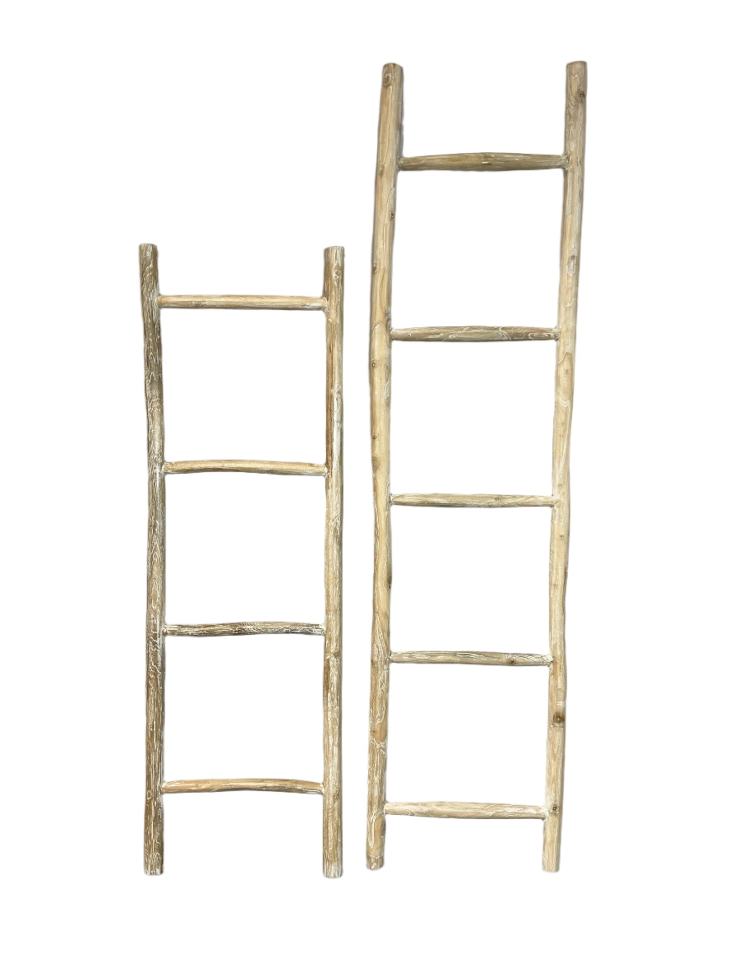 Teak Wood Accent Ladders