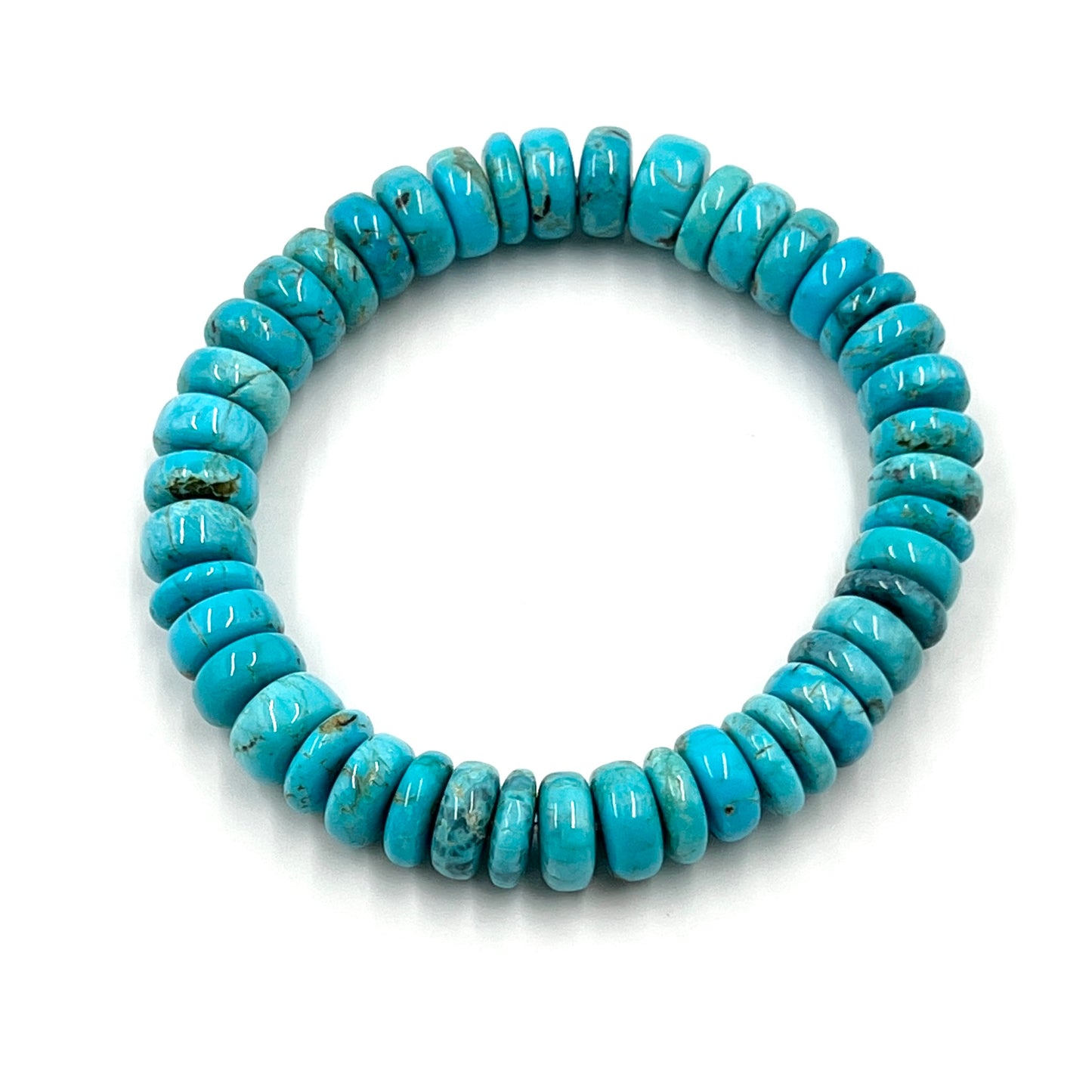 Kingman Turquoise Beaded Bracelets
