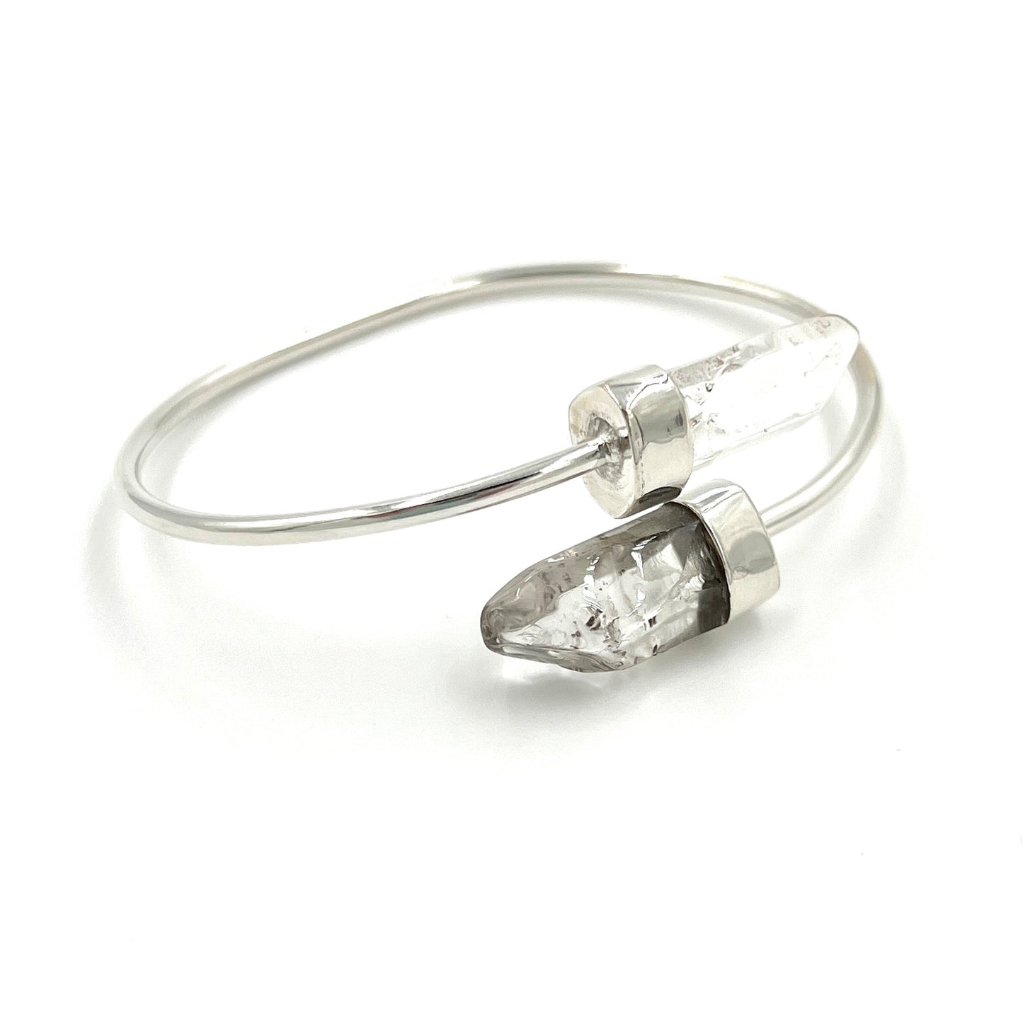 Clear Quartz Double Point Bracelet