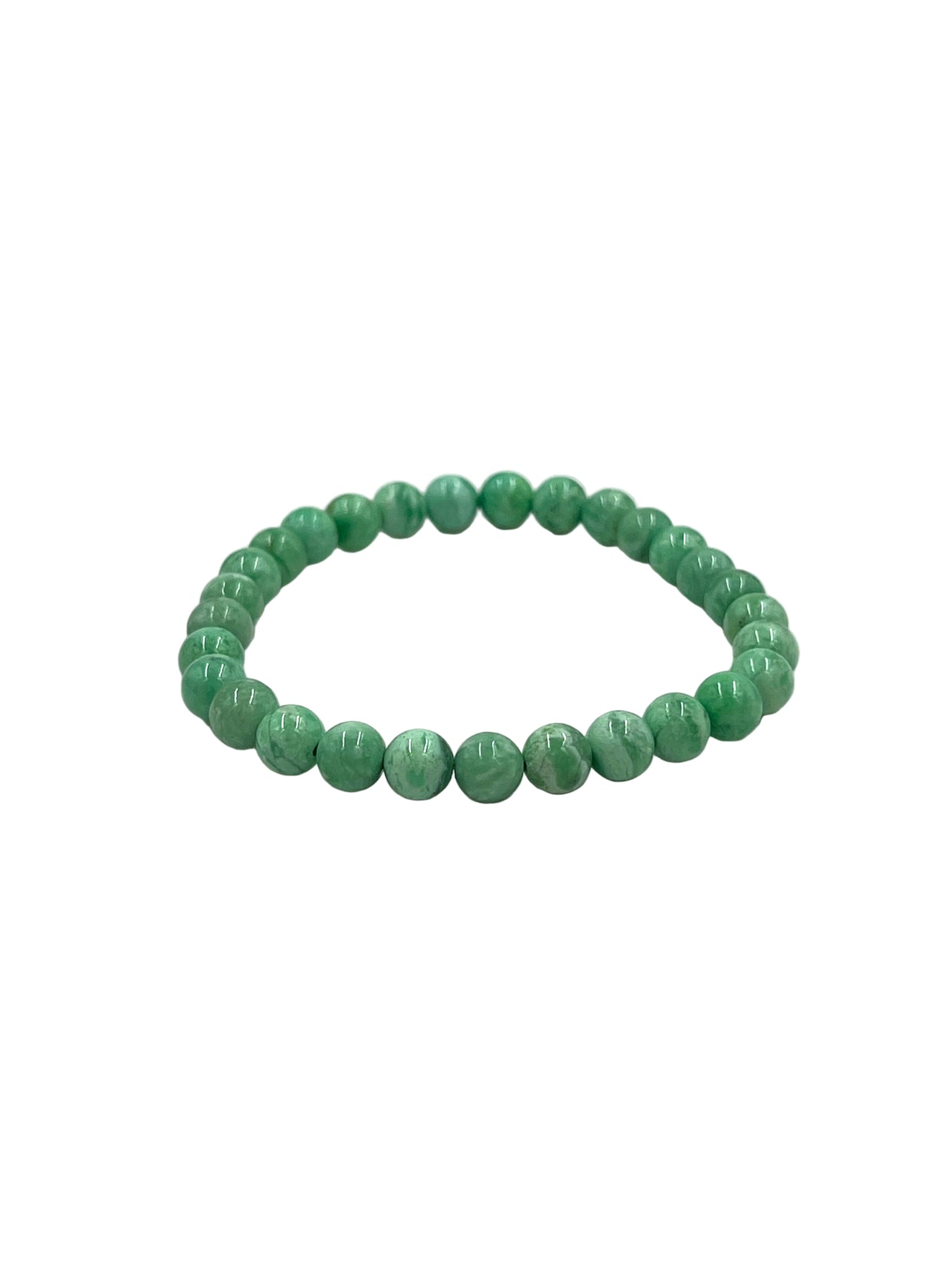 Mongolian Variscite Stretchy Beaded Bracelets