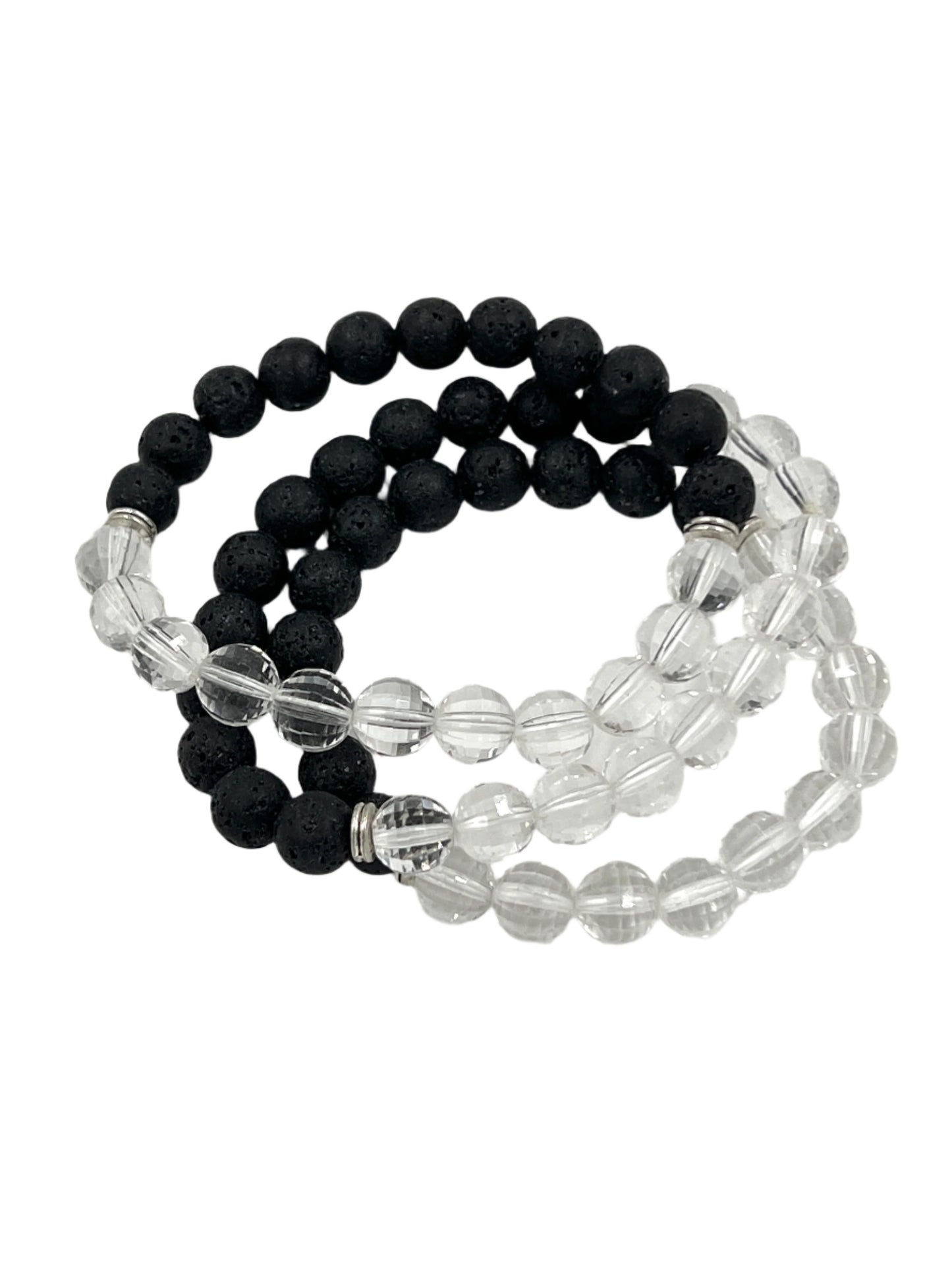 Clear Quartz Stretchy Bracelets