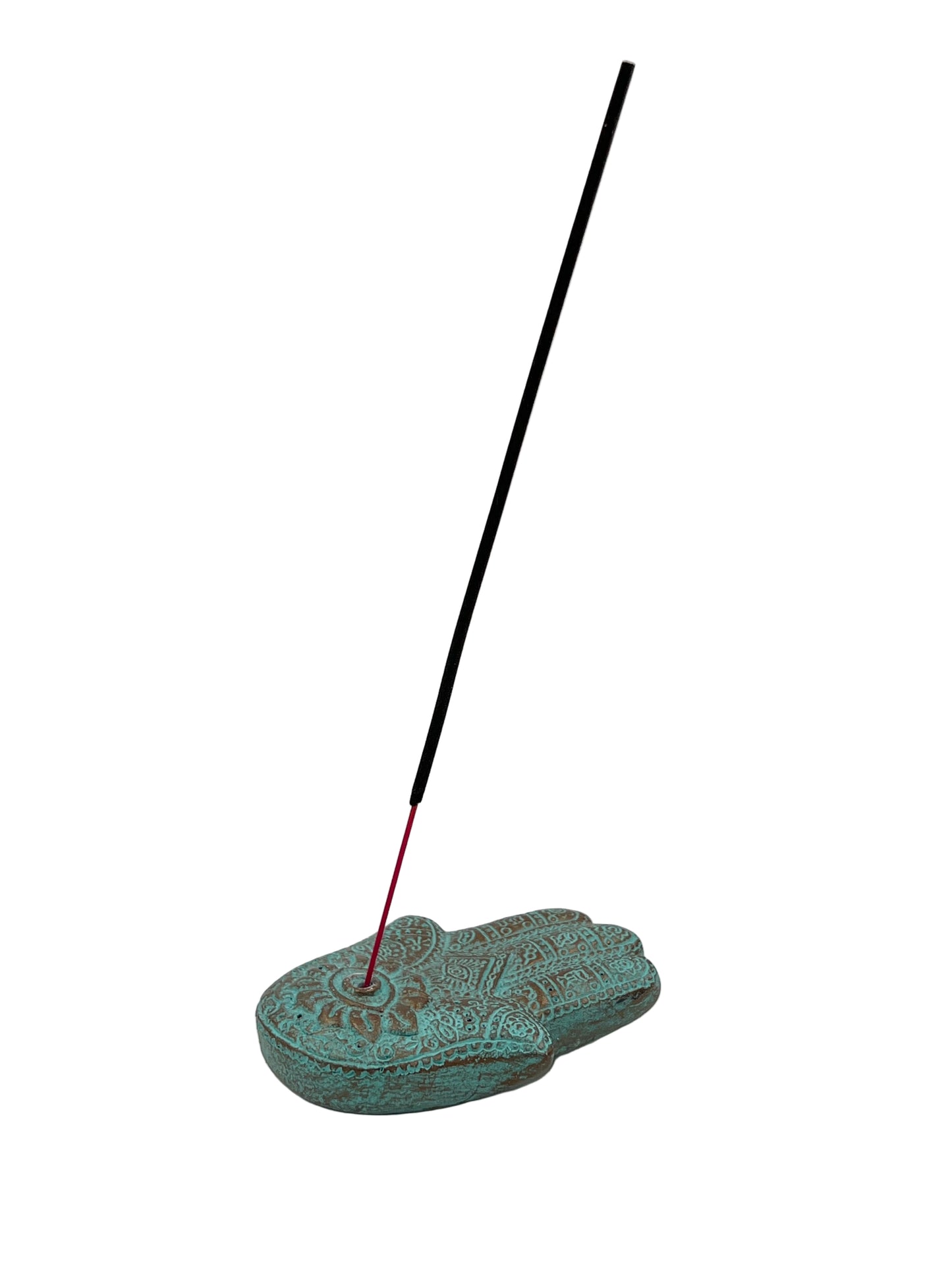 Resin Hamsa Incense Burner
