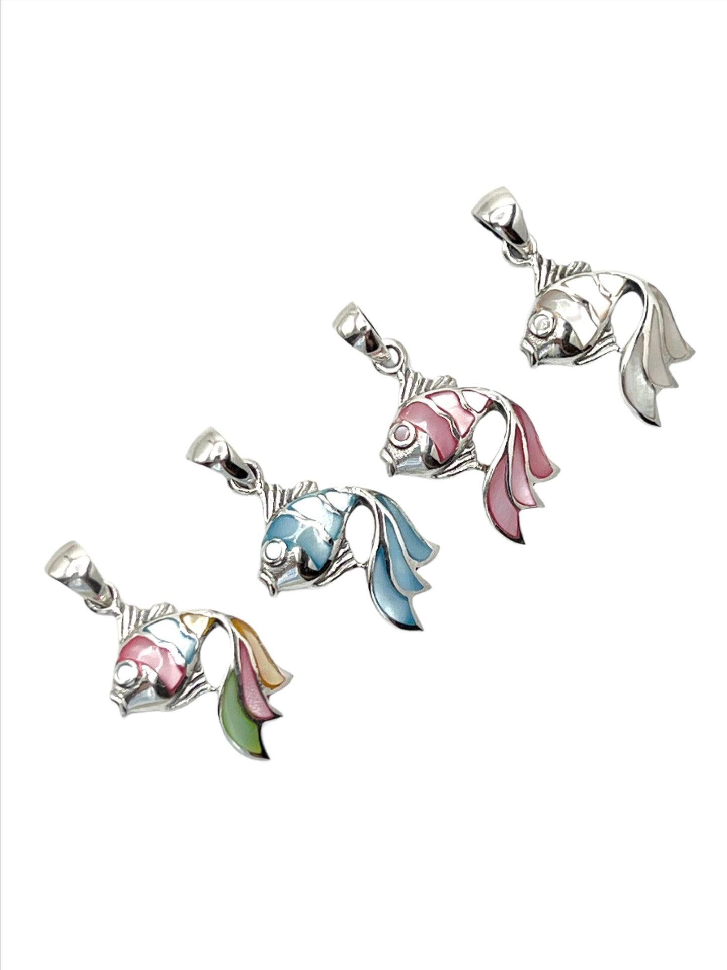 Shell Koi Fish Pendants
