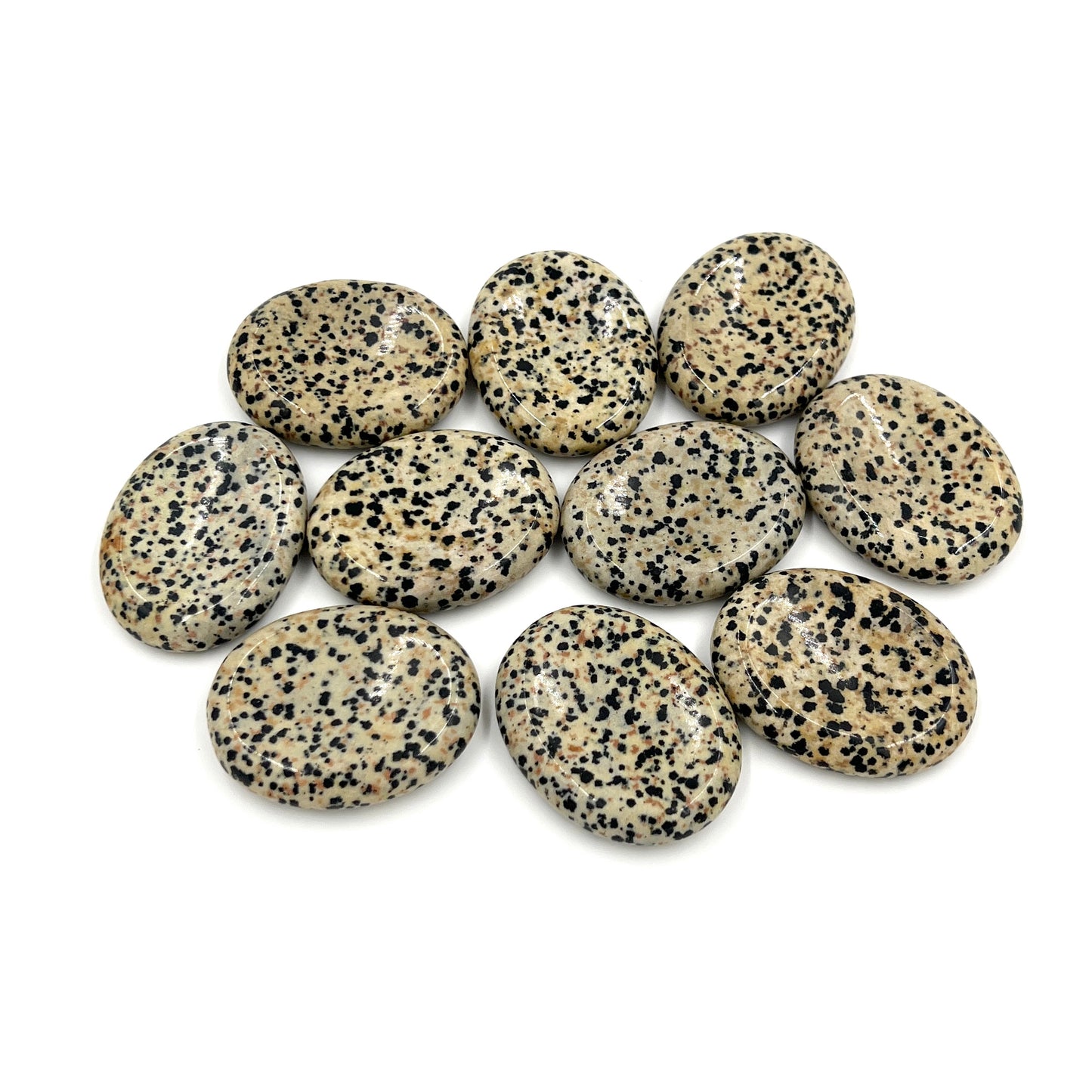 Dalmatian Jasper Worry Stones