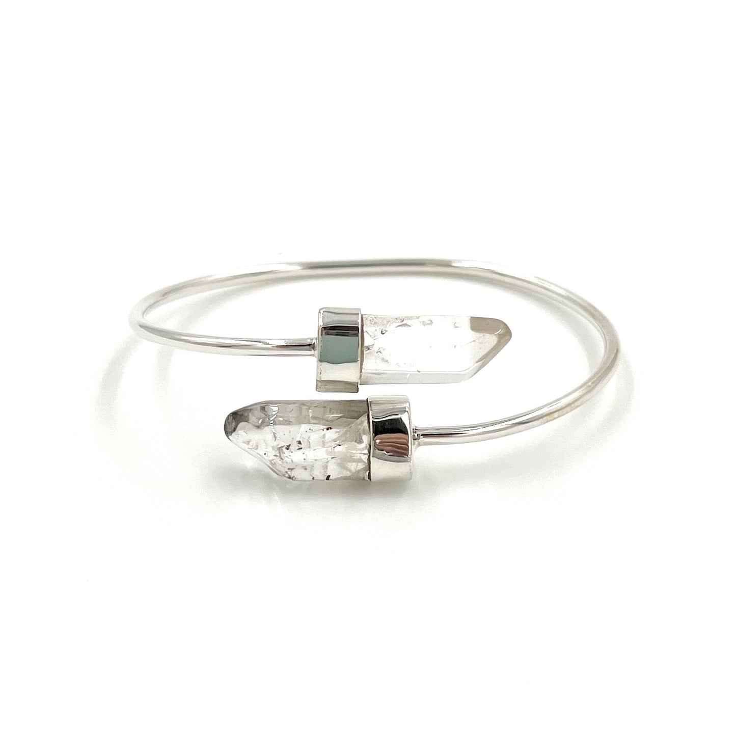 Clear Quartz Double Point Bracelet