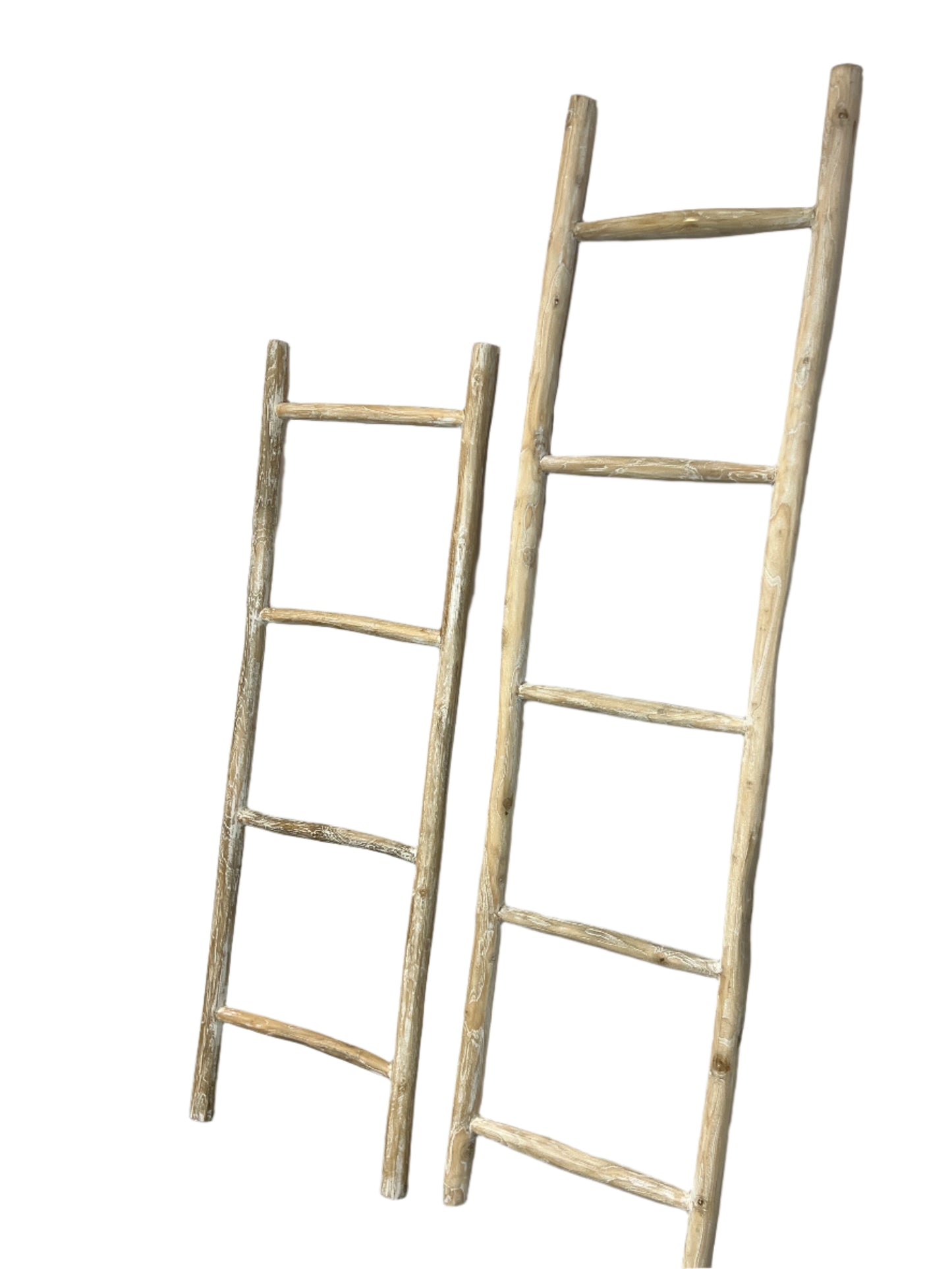 Teak Wood Accent Ladders