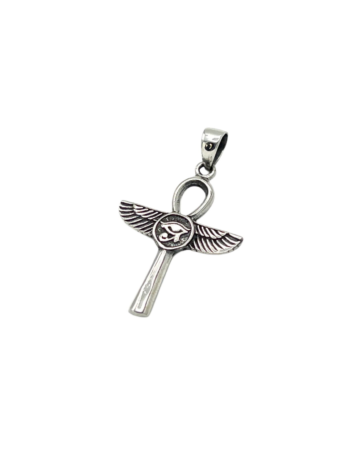 Silver Eye of Horus Ankh Pendants