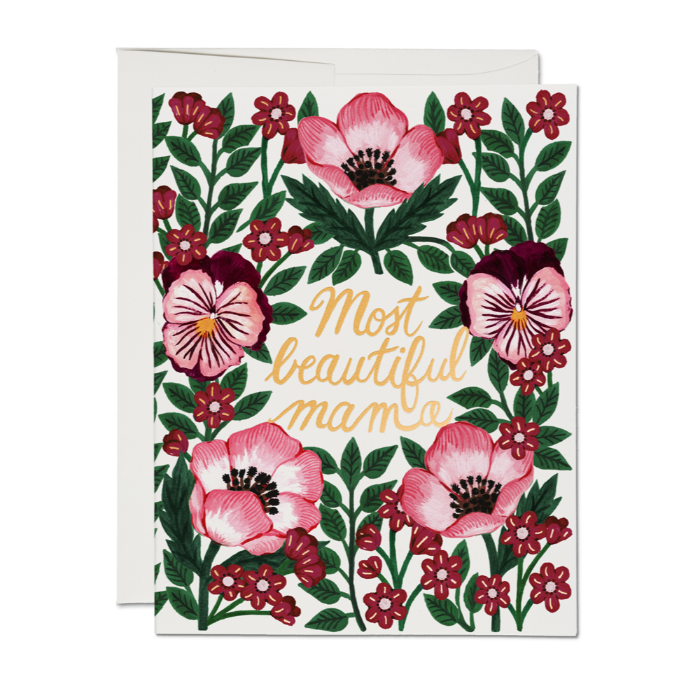 Most Beautiful Mama Card
