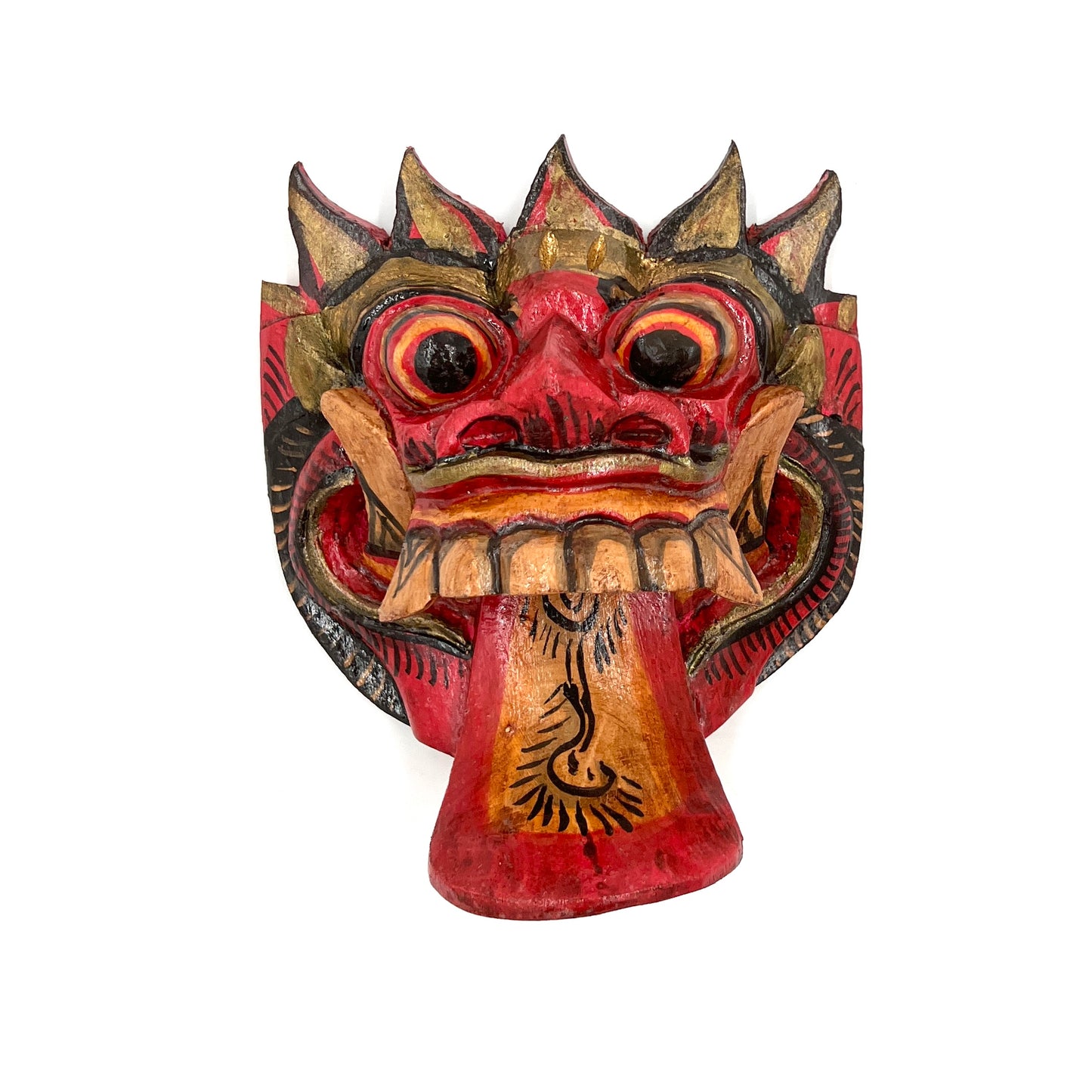 Hand Carved & Painted Barong Masks