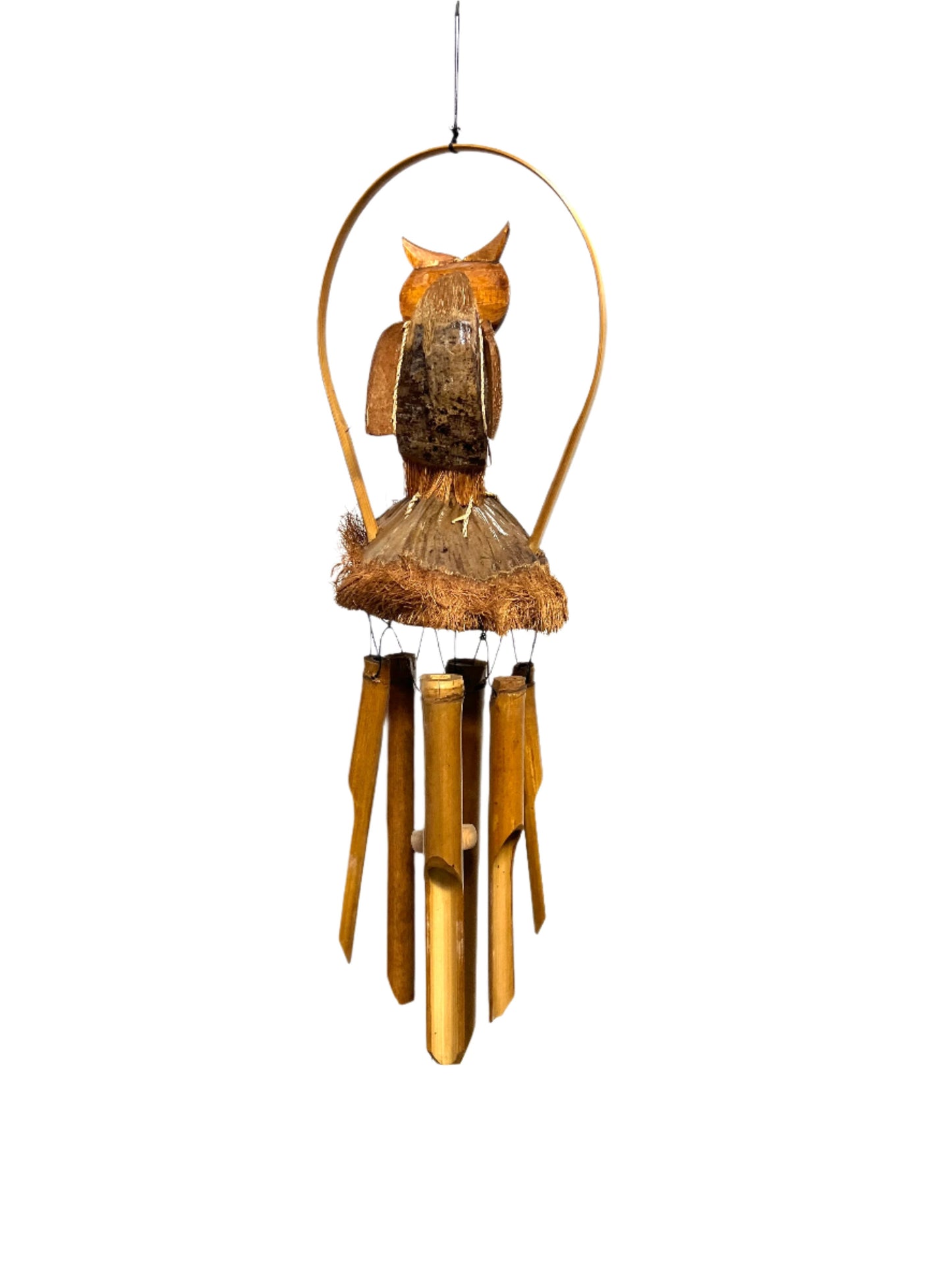 Owl Bamboo Wind Chime