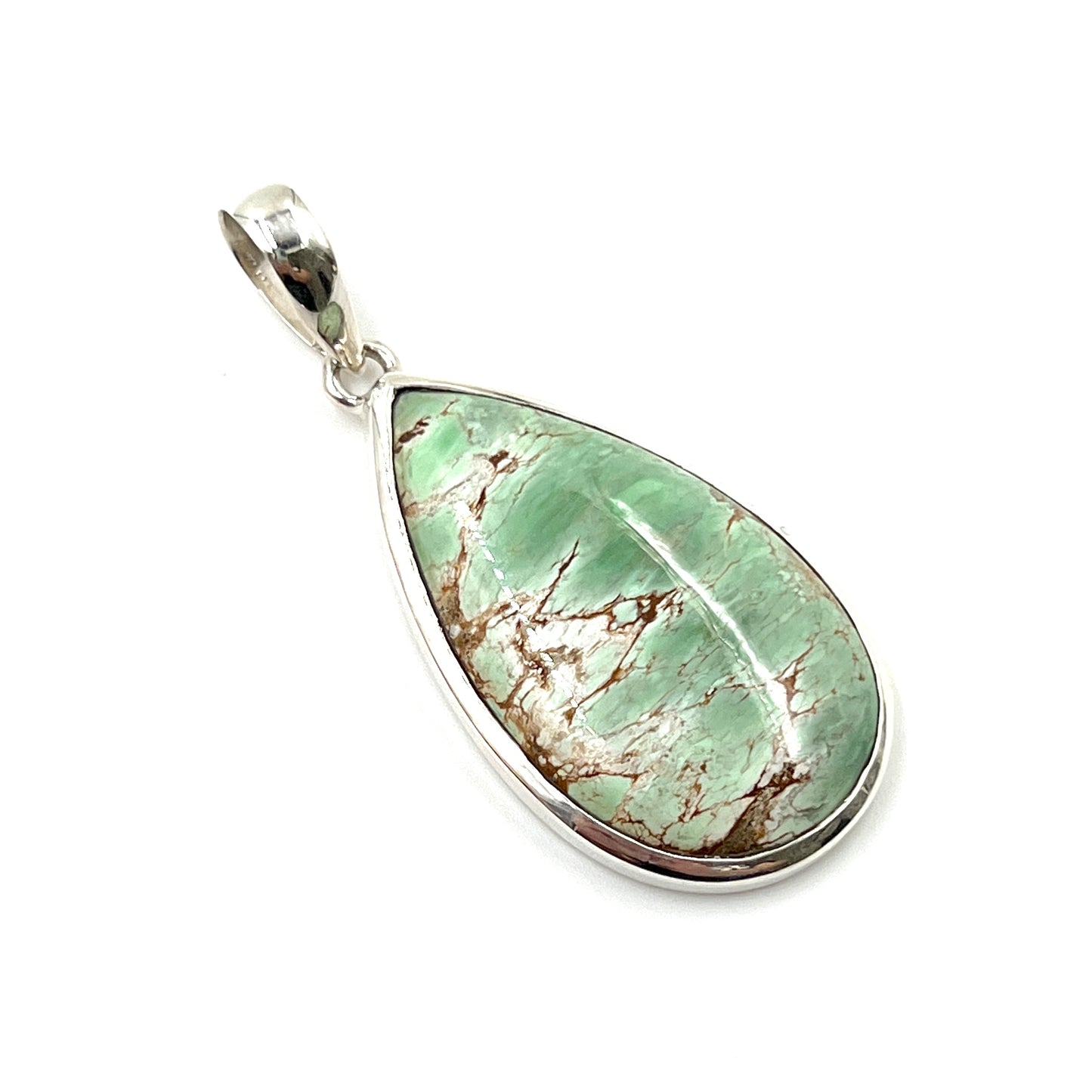 Sterling Silver Variscite Pendants