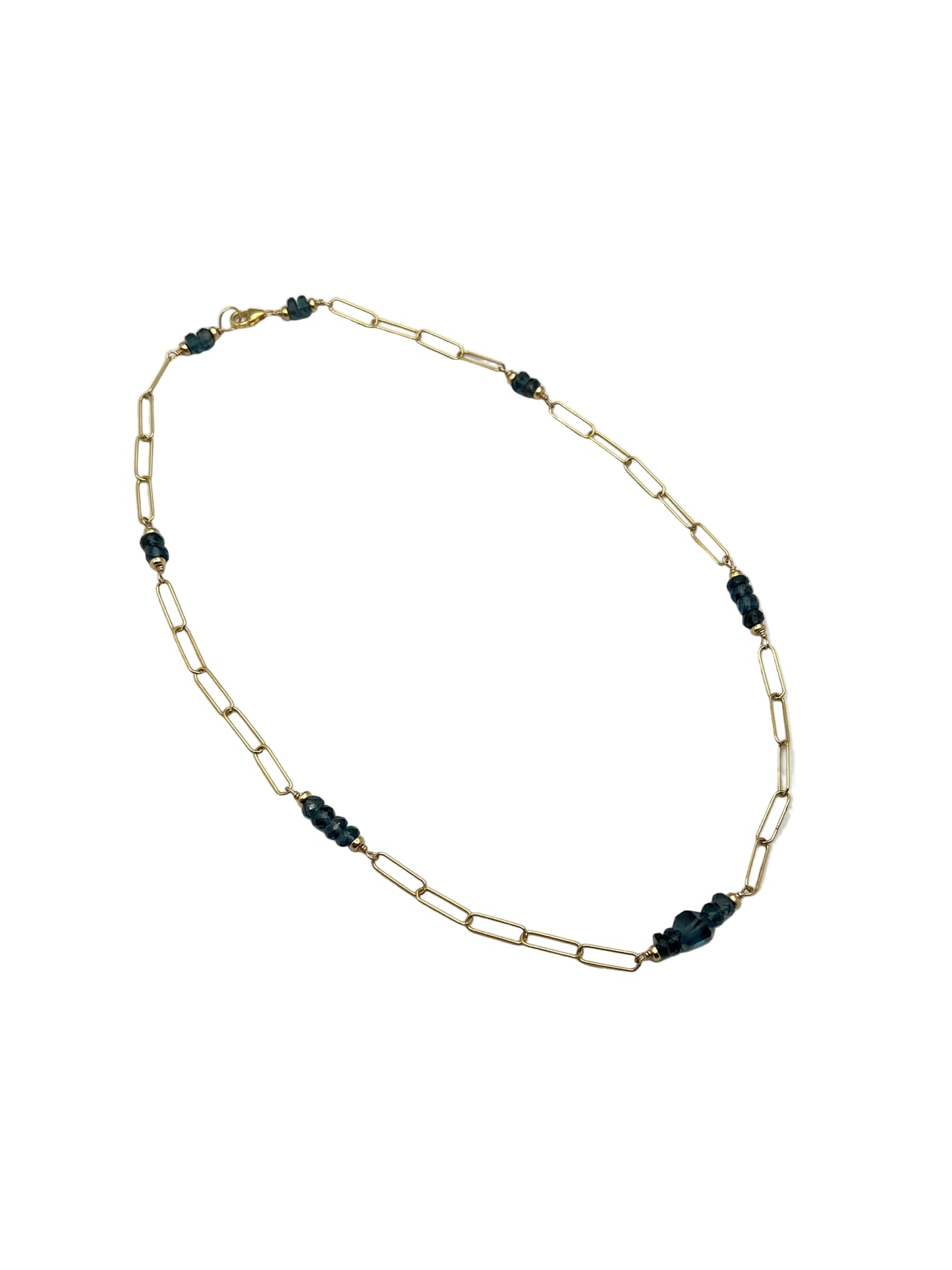 London Blue Topaz Gold Filled Necklaces