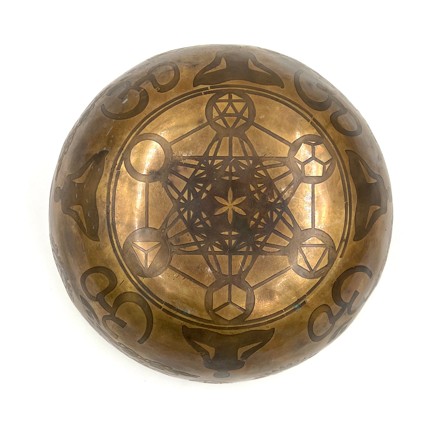 Hand Carved and Tuned Seven Metal Indian Singing Bowls