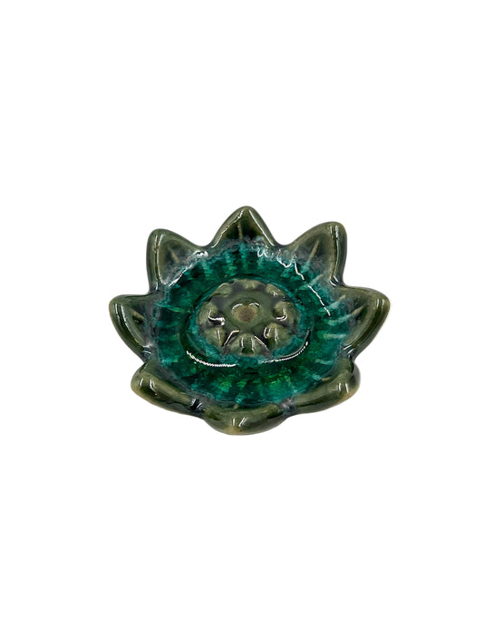 Ceramic Lotus Incense Burner