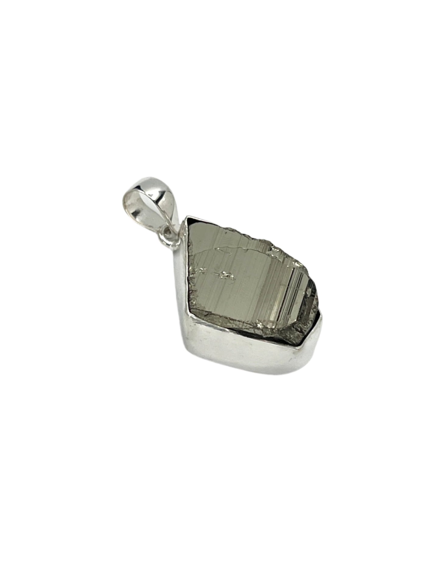 Sterling Silver Pyrite Pendants