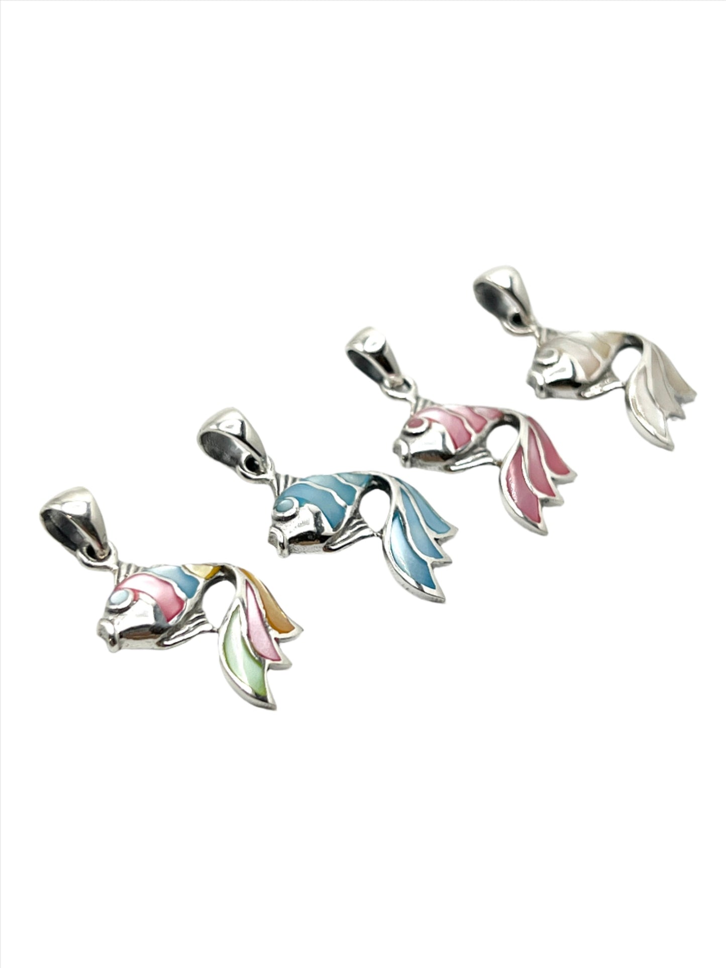 Shell Koi Fish Pendants