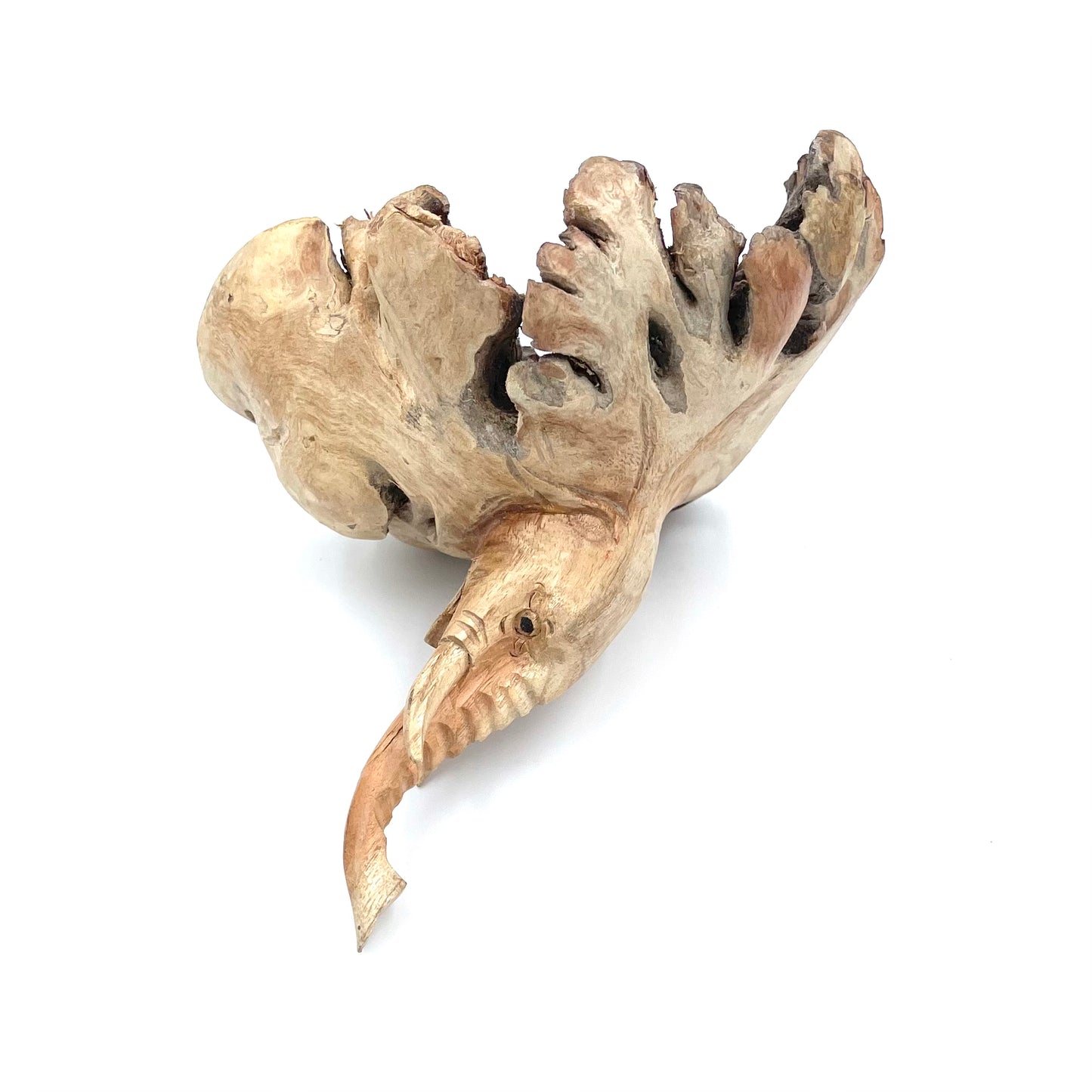 Parasite Wood Elephant Carvings