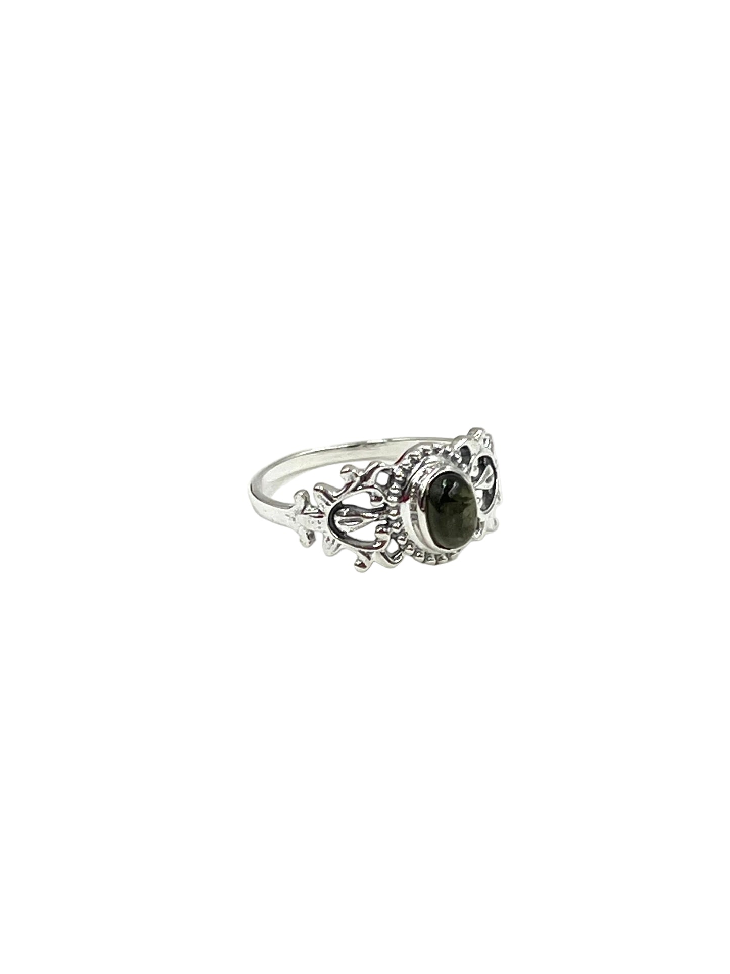 Green Tourmaline Garden Ring