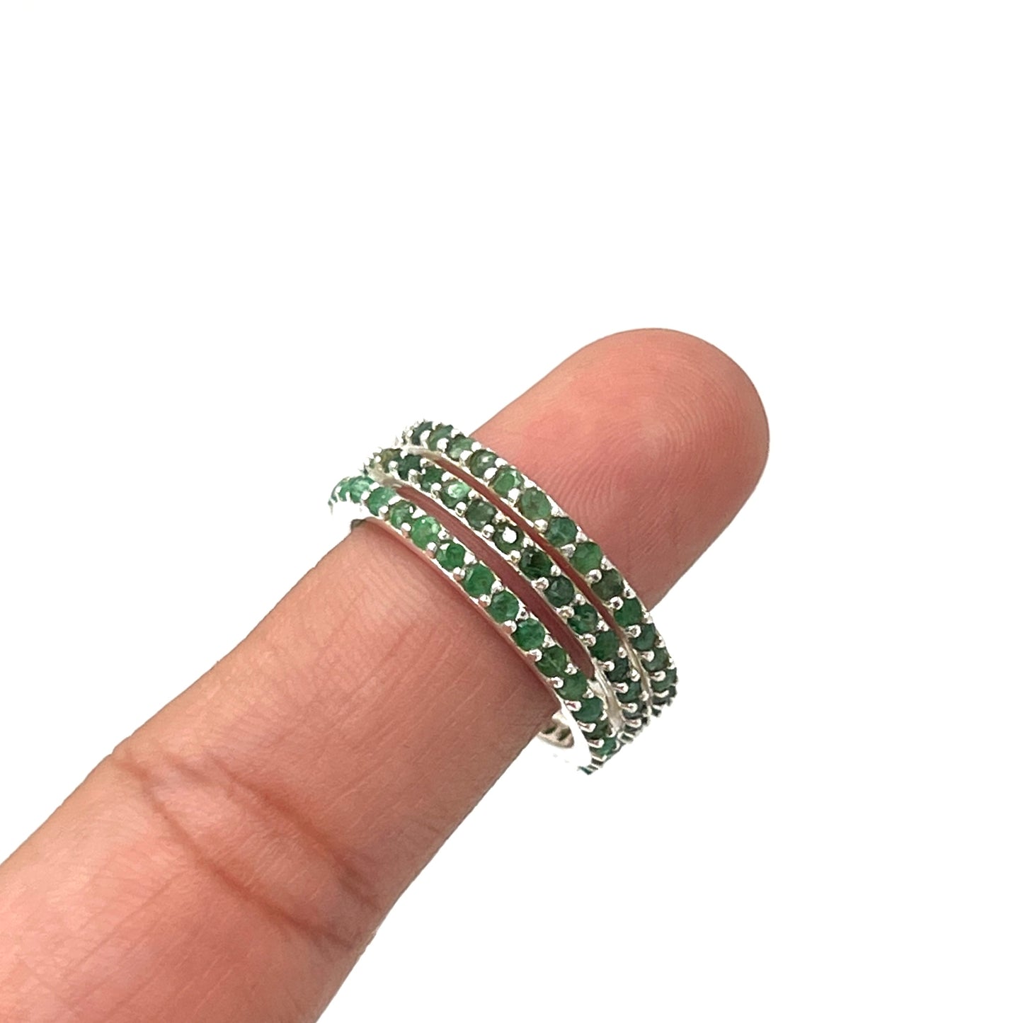 Infinity Gemstone Band Ring