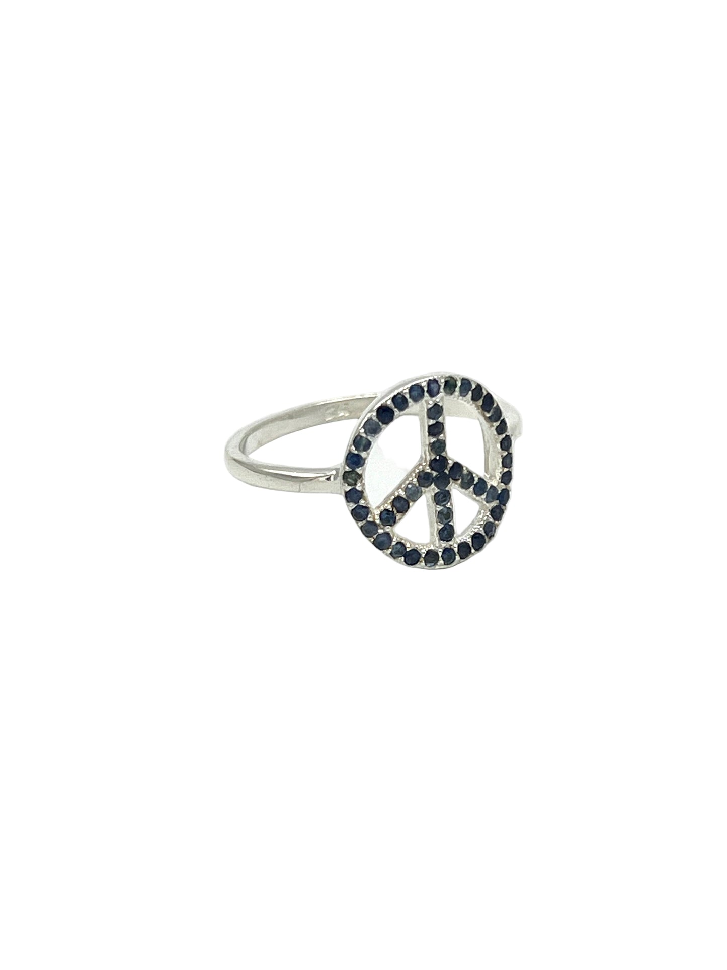 Gemstone Peace Ring