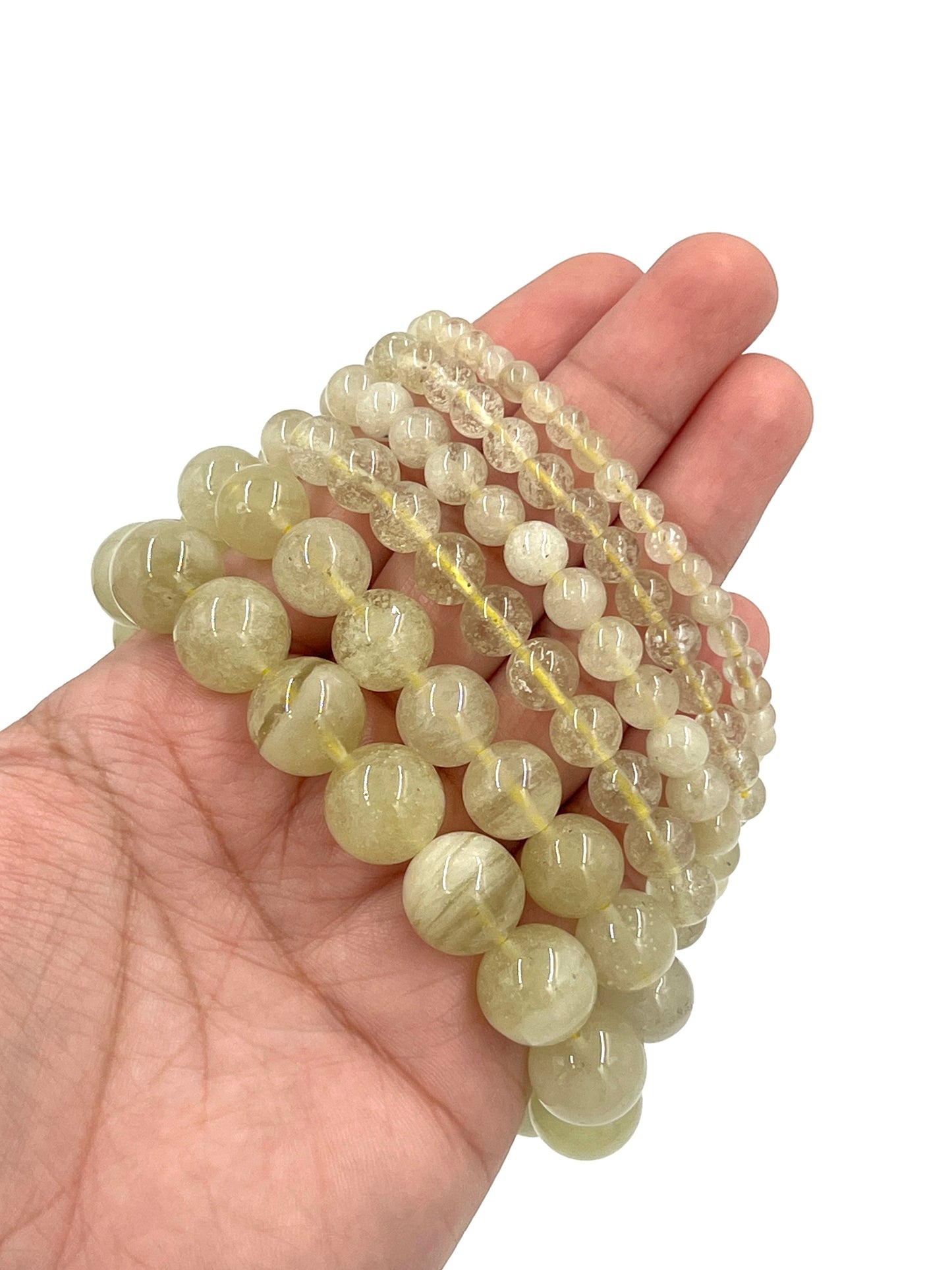 Libyan Desert Glass Beaded Bracelet