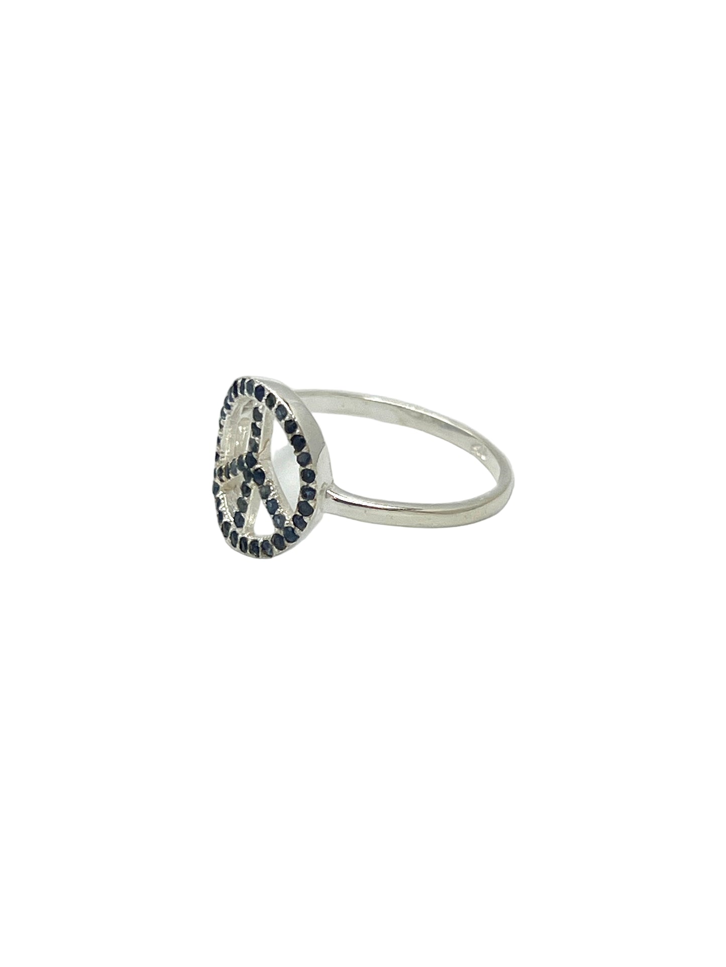 Gemstone Peace Ring