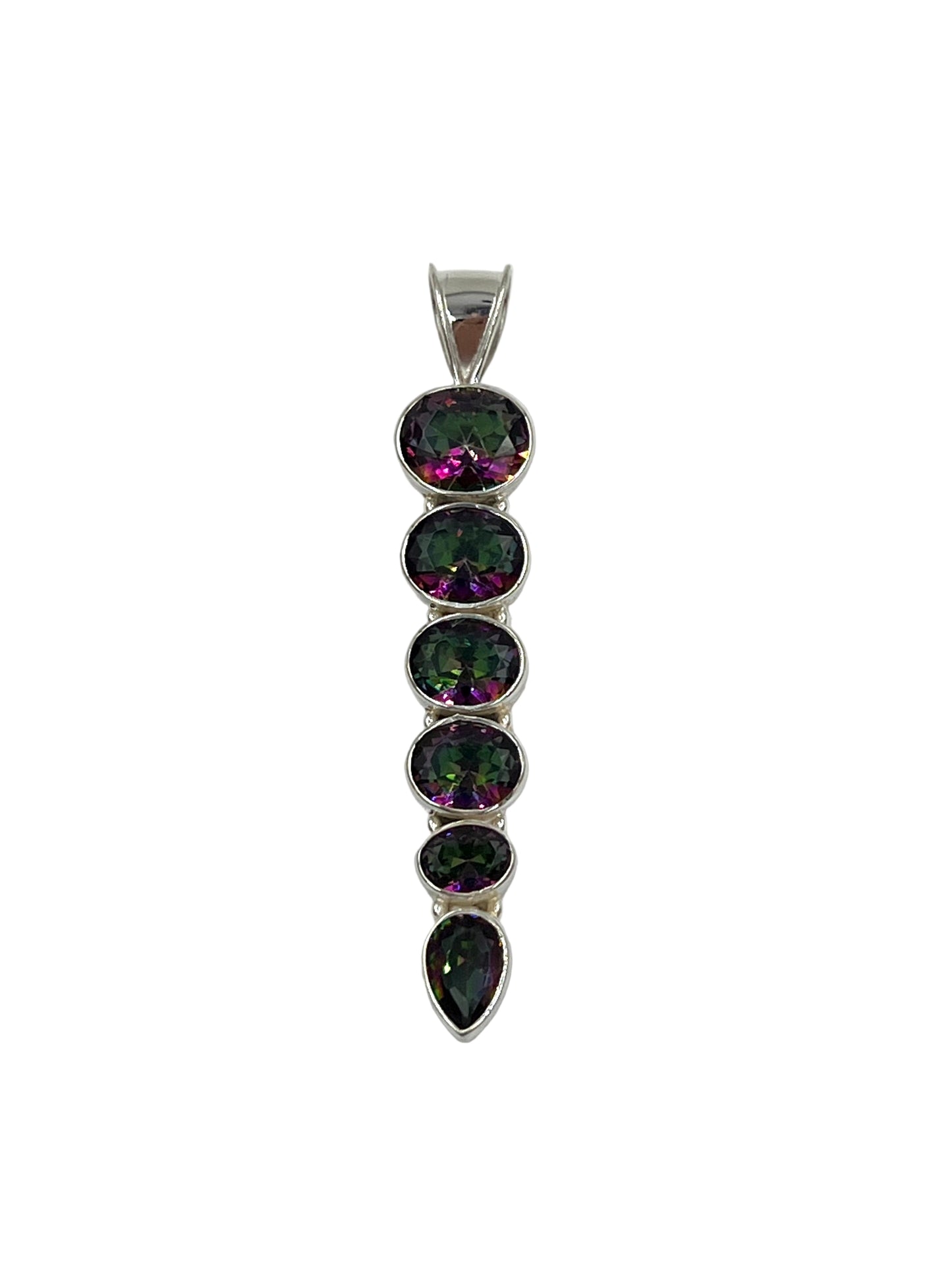 Silver Mystic Topaz Pendants
